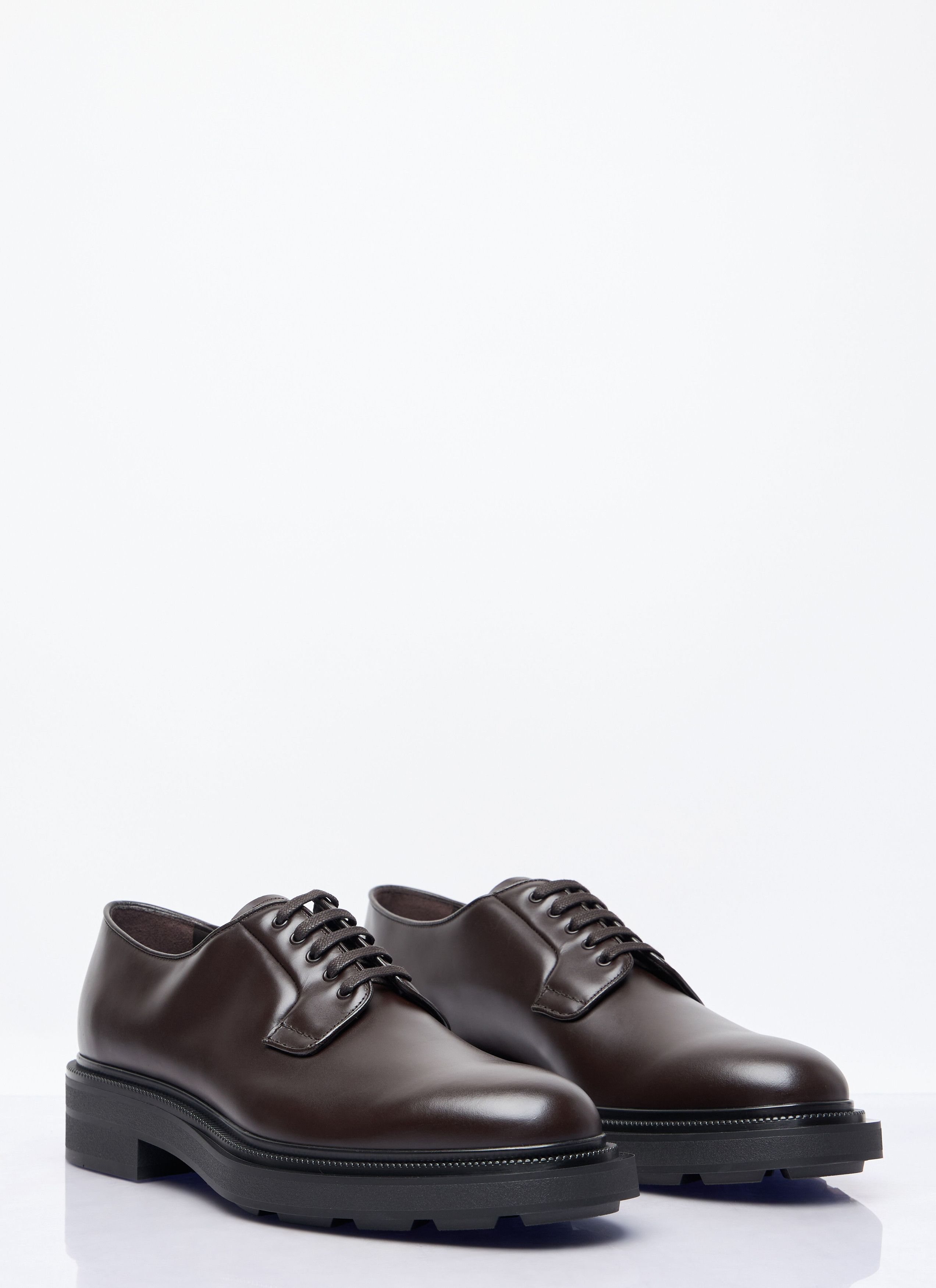 Prada Leather Lace-Up Shoes Size US 10 / EU 43 - 3 Thumbnail