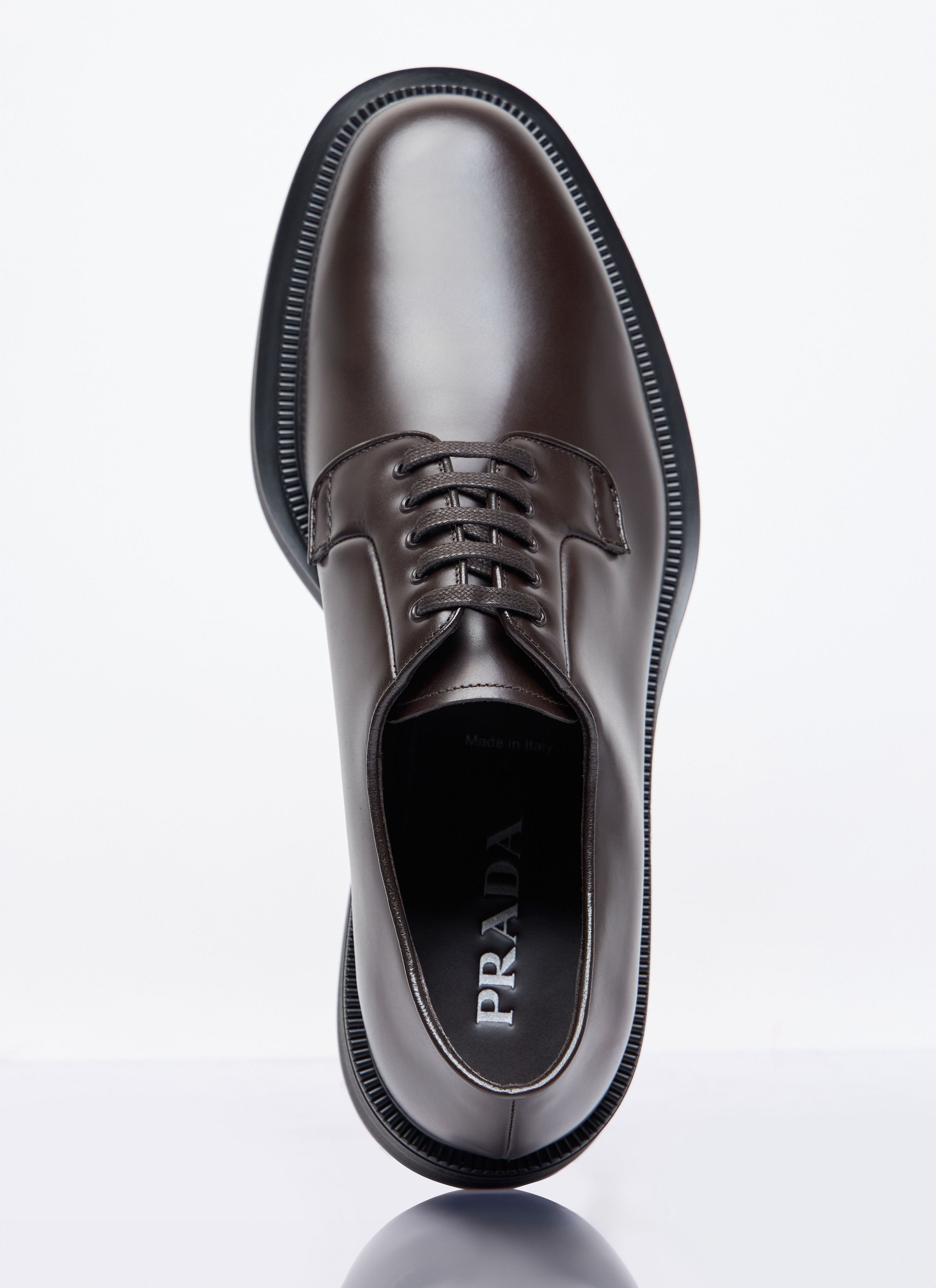 Prada Leather Lace-Up Shoes Size US 13 / EU 46 - 7 Thumbnail