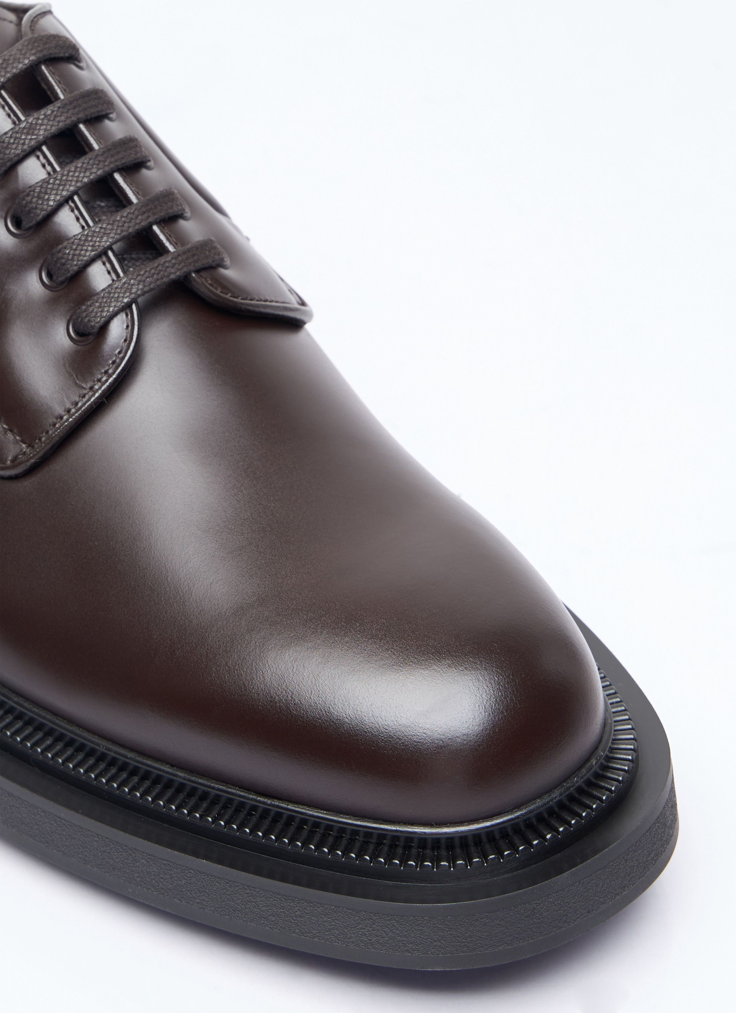 Prada Leather Lace-Up Shoes Size US 13 / EU 46 - 2 Thumbnail