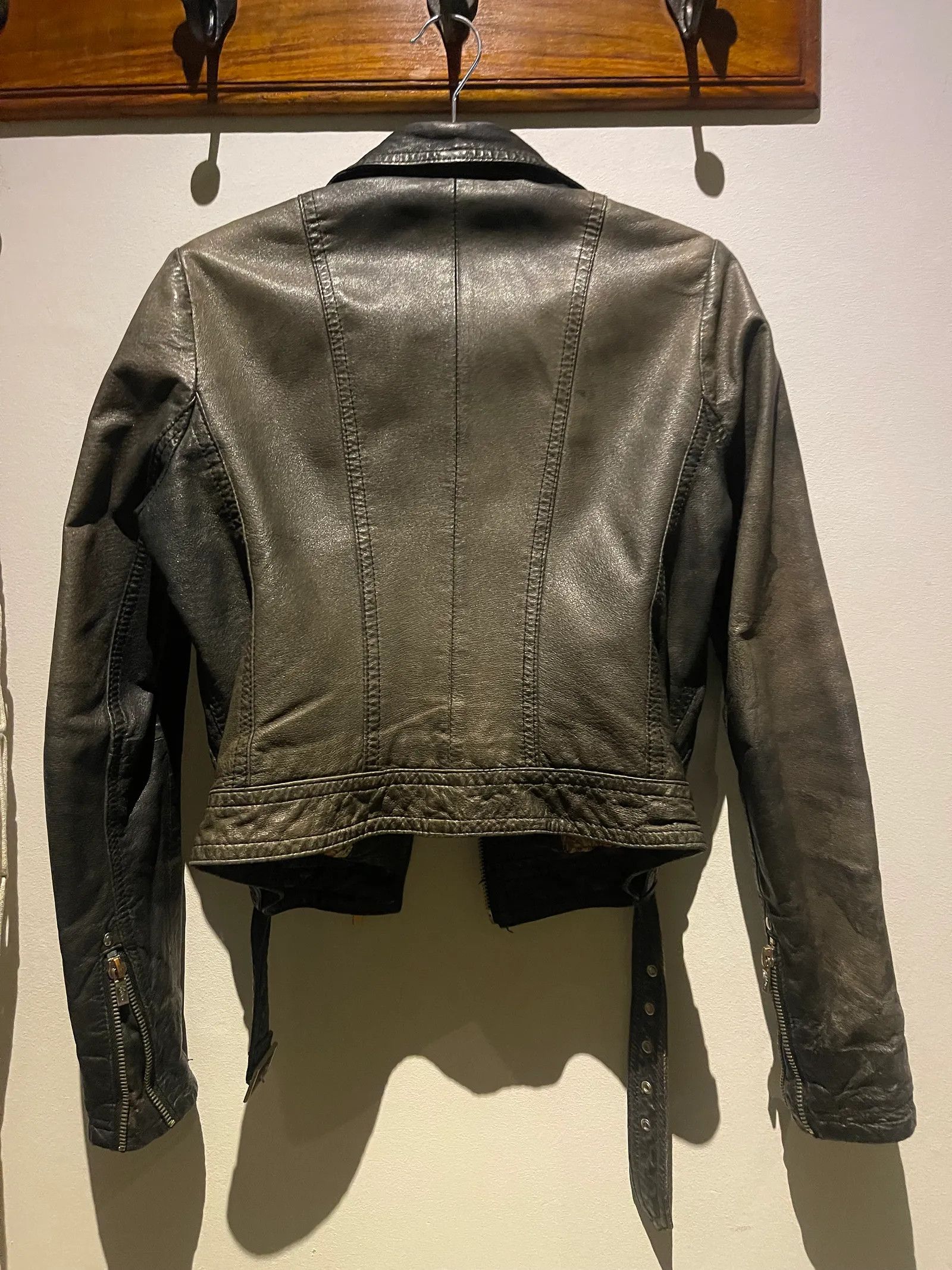 JOFAMA Jofama Jofama by Kenza Leather Jacket Size XS / US 0-2 / IT 36-38 - 2 Thumbnail