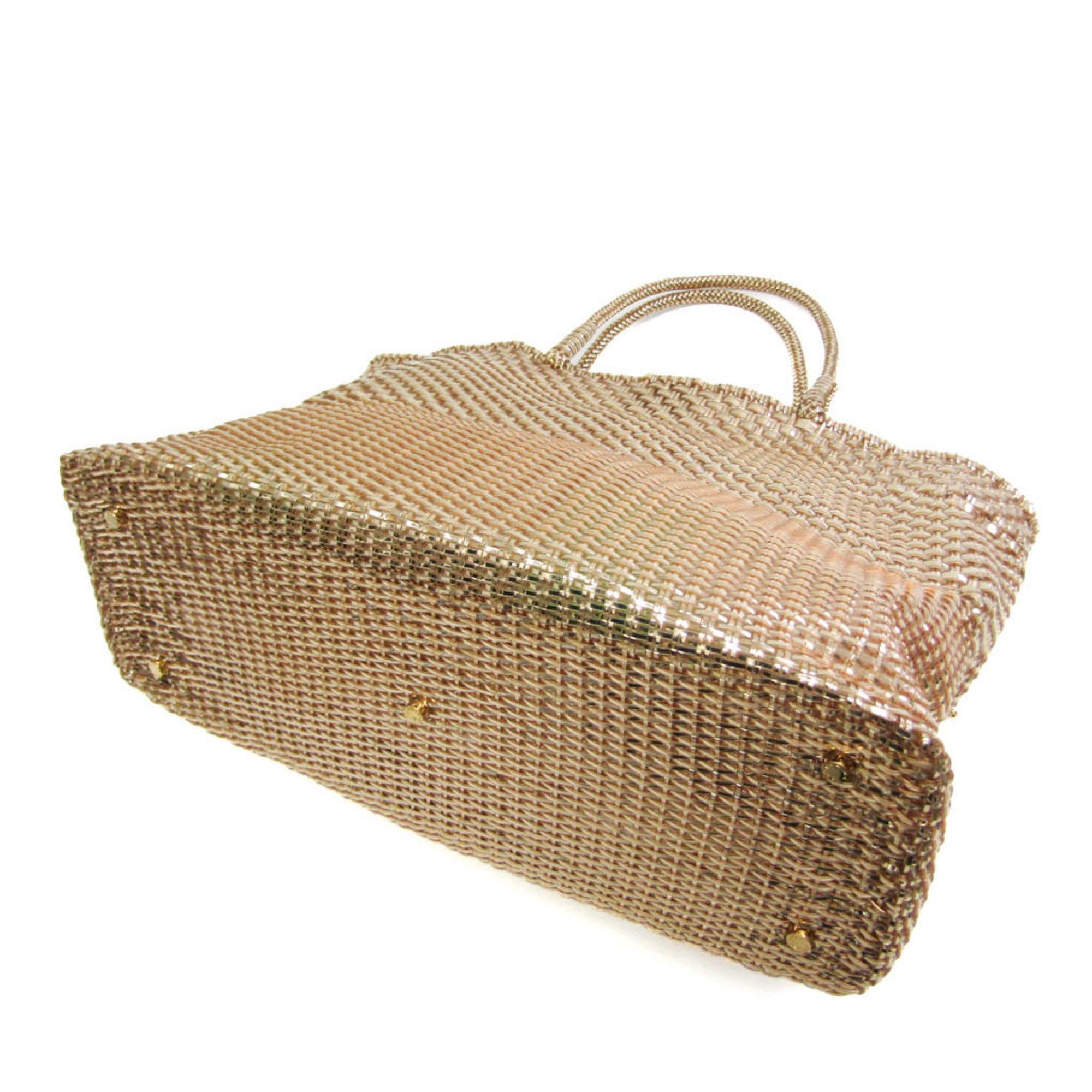 ANTEPRIMA Anteprima Intreccio Women's Wire,PVC Tote Bag Gold Size ONE SIZE - 2 Thumbnail