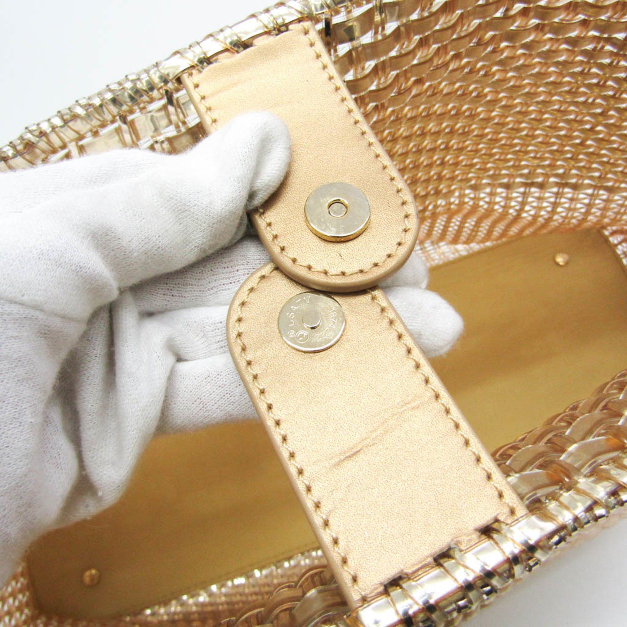 ANTEPRIMA Anteprima Intreccio Women's Wire,PVC Tote Bag Gold Size ONE SIZE - 11 Thumbnail