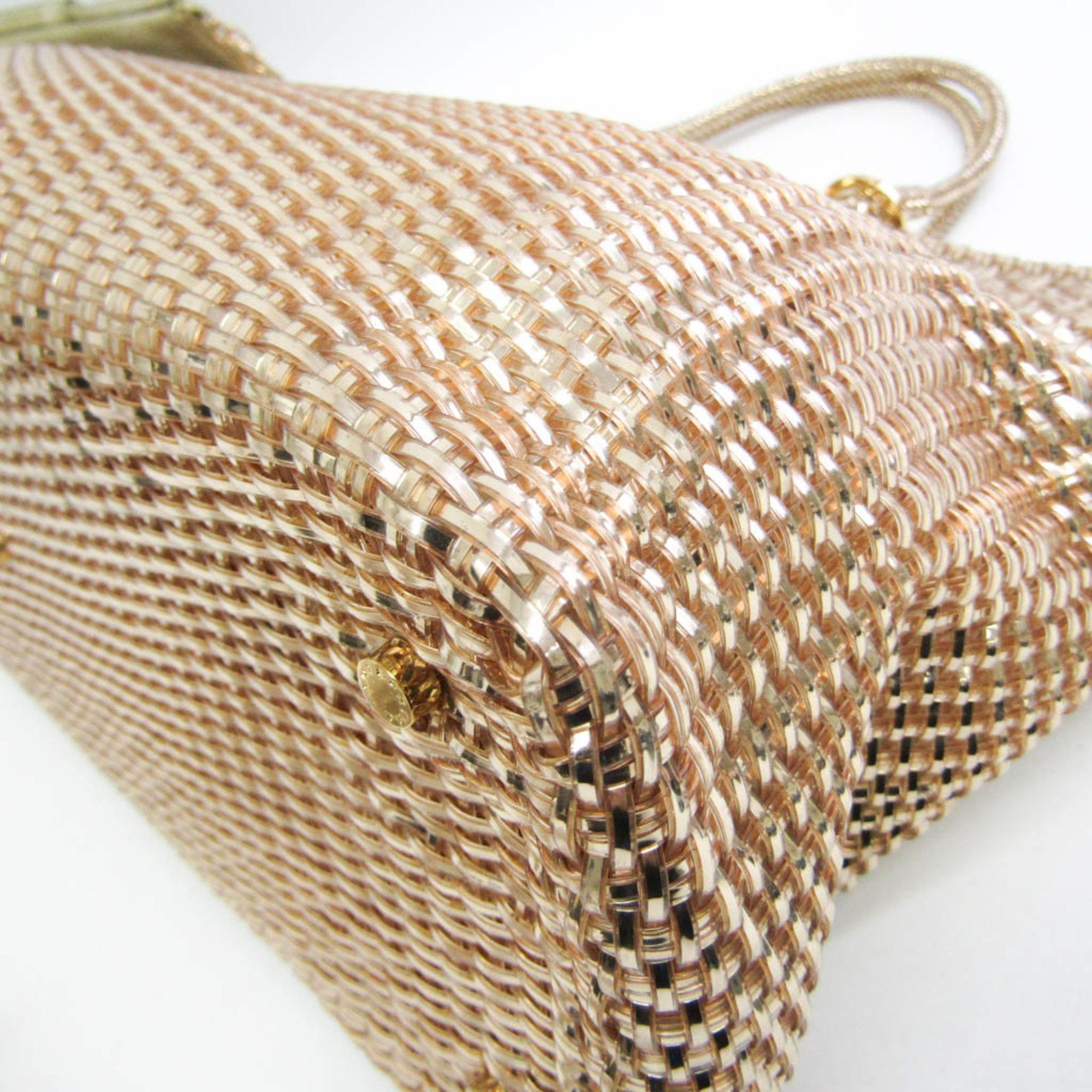 ANTEPRIMA Anteprima Intreccio Women's Wire,PVC Tote Bag Gold Size ONE SIZE - 4 Thumbnail