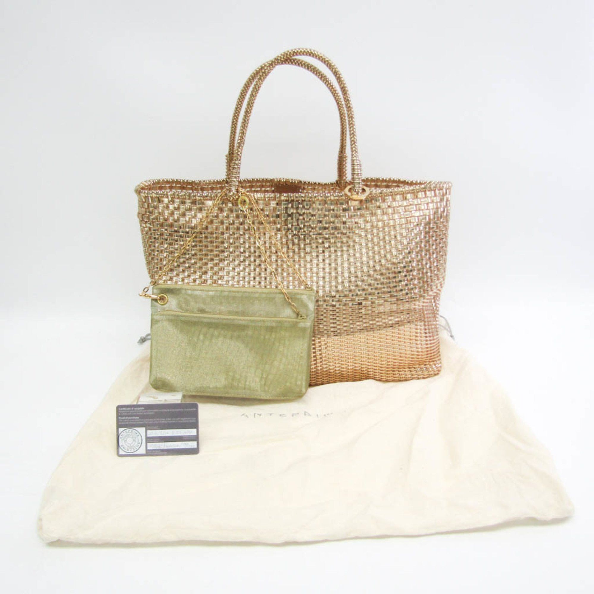 ANTEPRIMA Anteprima Intreccio Women's Wire,PVC Tote Bag Gold Size ONE SIZE - 13 Thumbnail