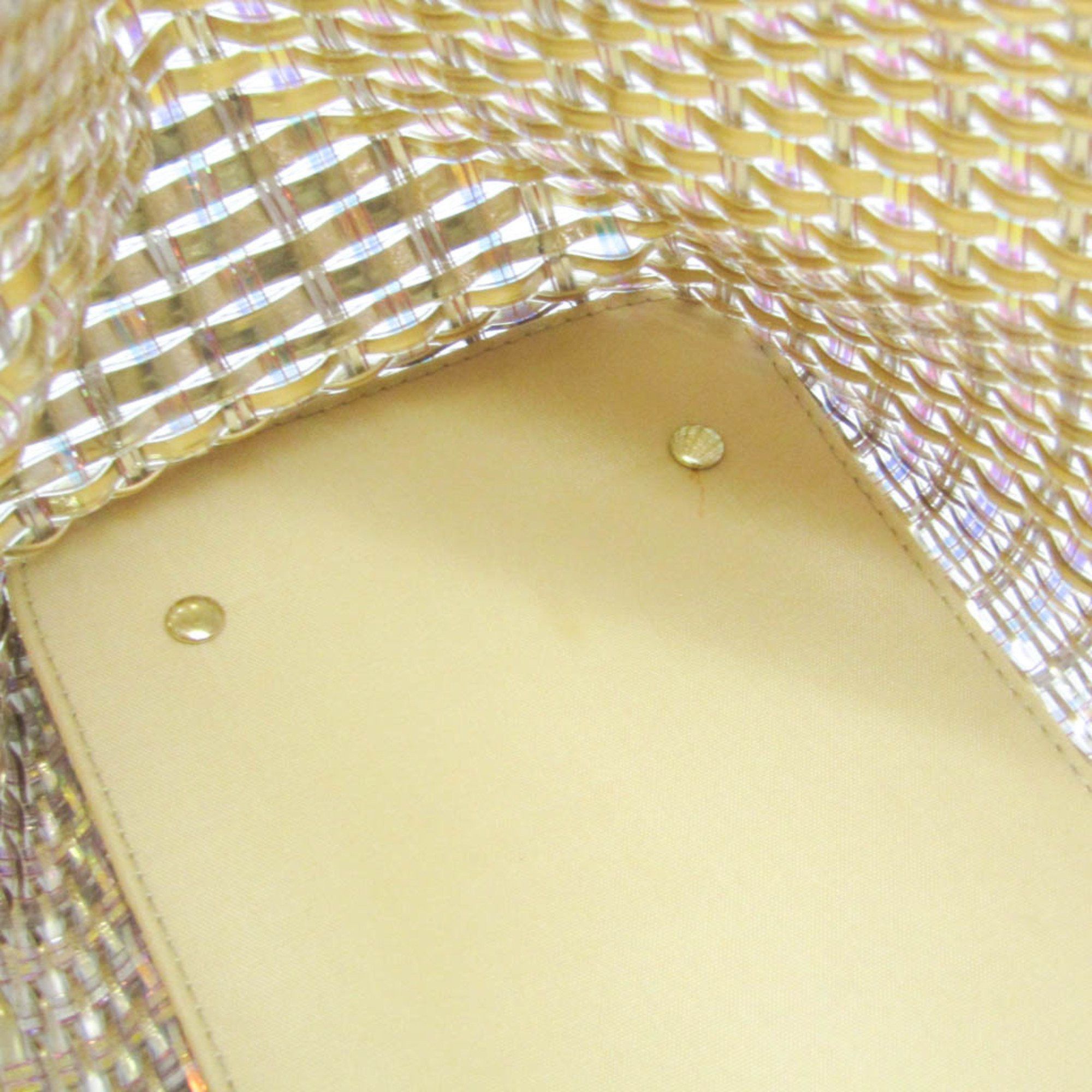ANTEPRIMA Anteprima Intreccio Women's Wire,PVC Tote Bag Gold Size ONE SIZE - 11 Thumbnail