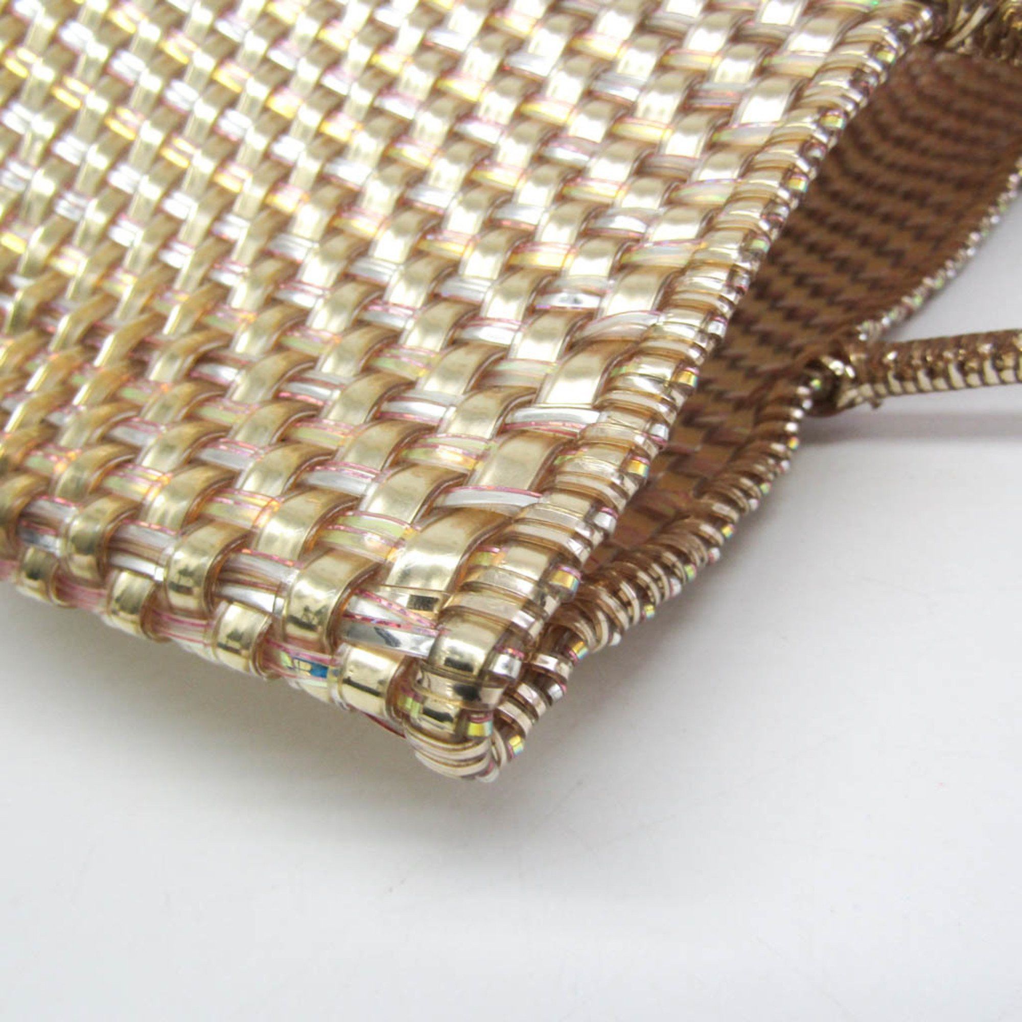 ANTEPRIMA Anteprima Intreccio Women's Wire,PVC Tote Bag Gold Size ONE SIZE - 6 Thumbnail
