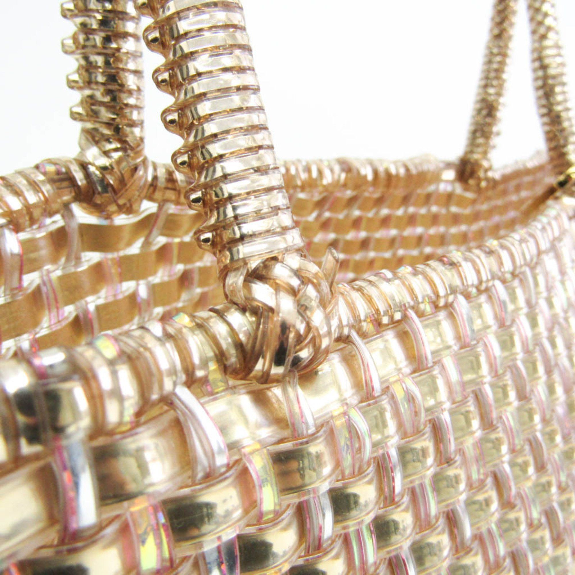 ANTEPRIMA Anteprima Intreccio Women's Wire,PVC Tote Bag Gold Size ONE SIZE - 8 Thumbnail