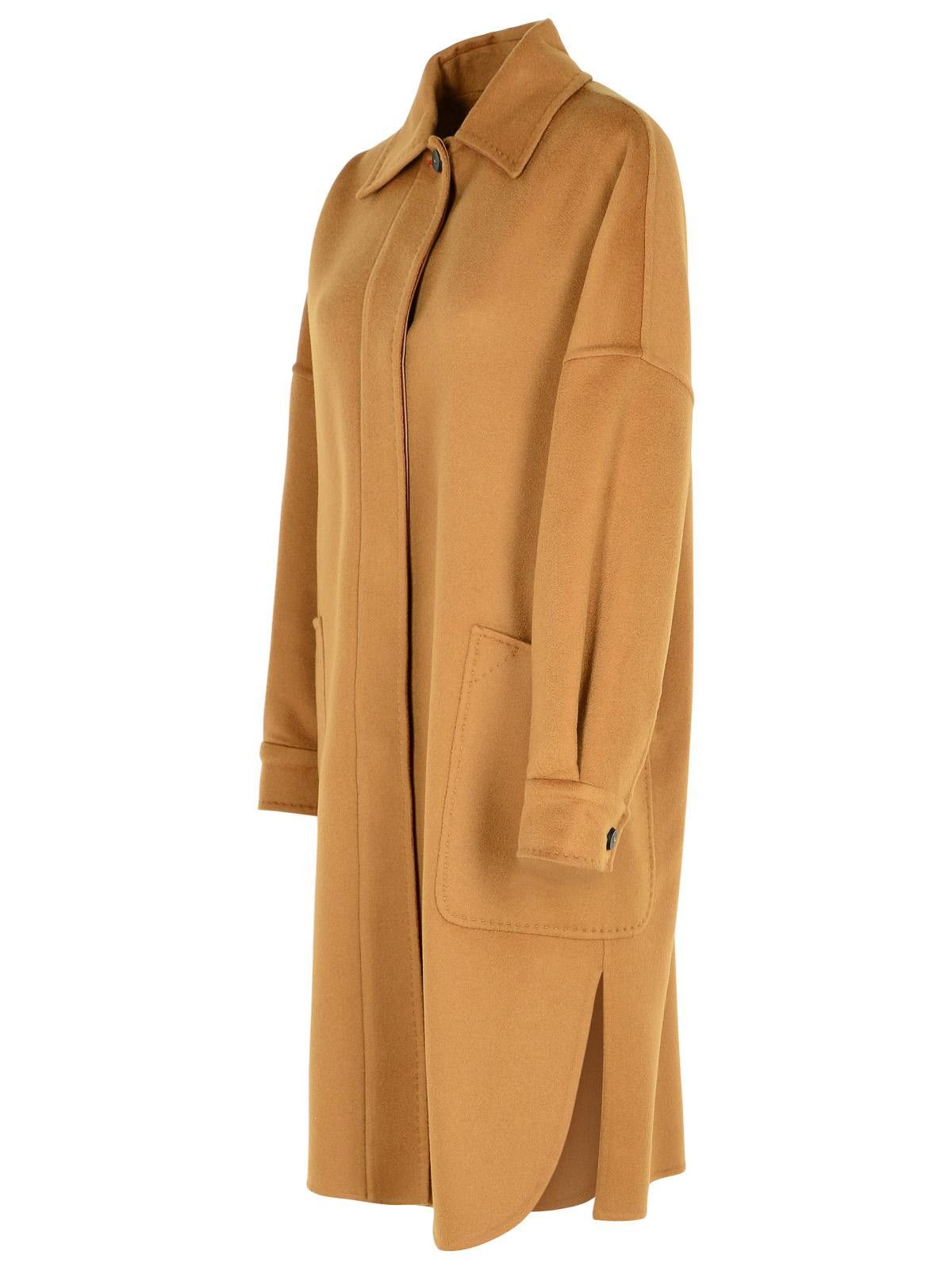 Max Mara MAX MARA 'Baruffa' Brown Cashmere Coat Size XS / US 0-2 / IT 36-38 - 2 Thumbnail