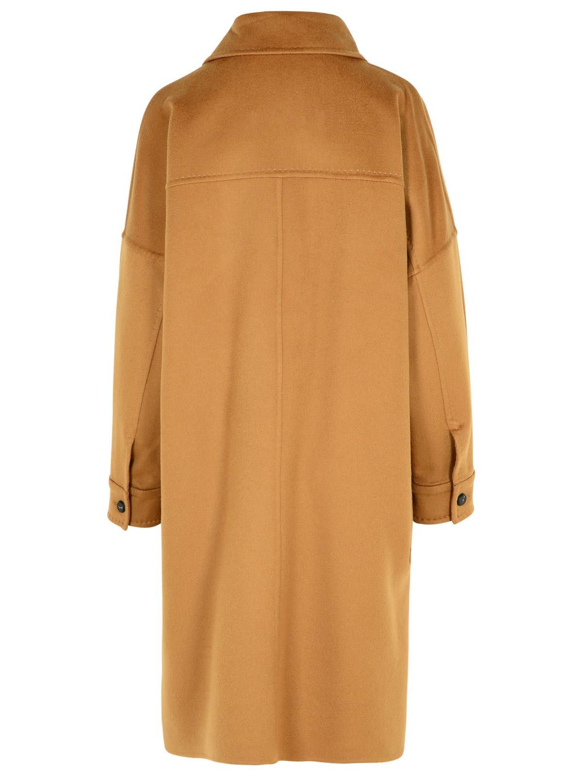 Max Mara MAX MARA 'Baruffa' Brown Cashmere Coat Size XS / US 0-2 / IT 36-38 - 3 Thumbnail
