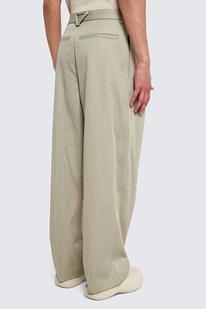Bottega Veneta Bottega Veneta Wide Leg Cotton Twill Chino Trousers Size US 32 / EU 48 - 4 Thumbnail