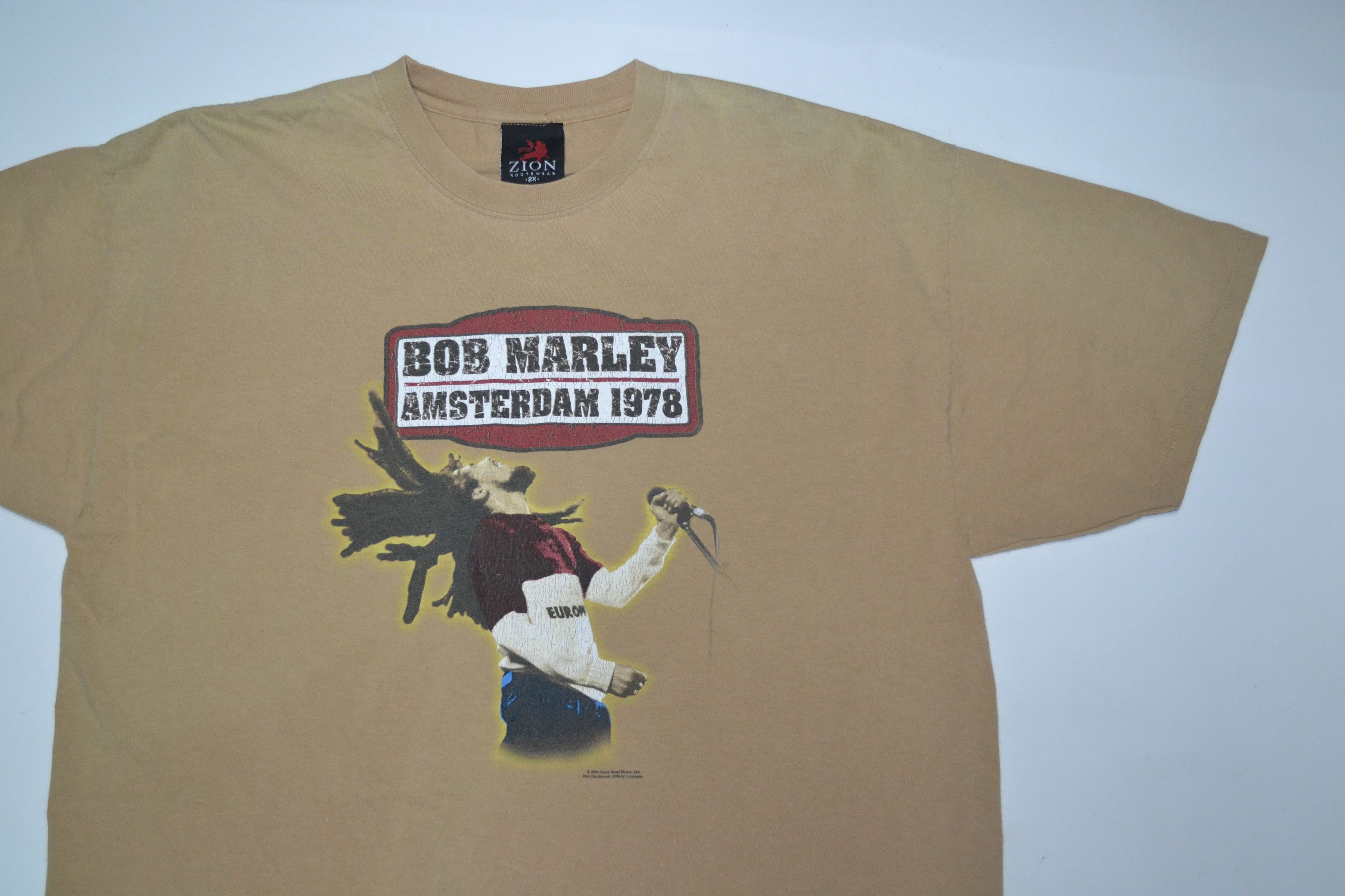 2004 Bob Marley Amsterdam 1978 Concert Shirt Large Good Condition