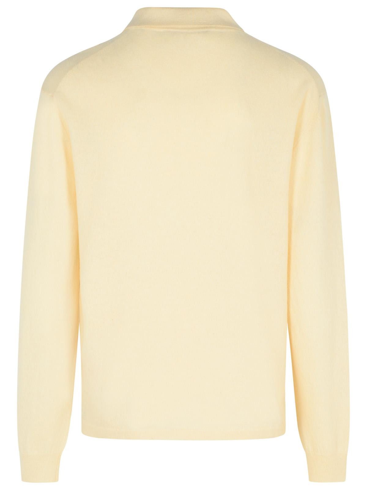 Marni MARNI Ivory Virgin Wool Polo Shirt Size US M / EU 48-50 / 2 - 3 Thumbnail