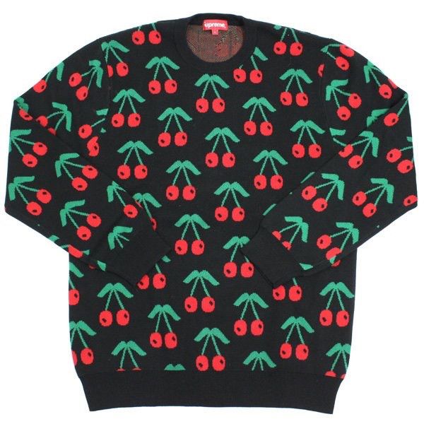 Supreme cherry outlet sweater