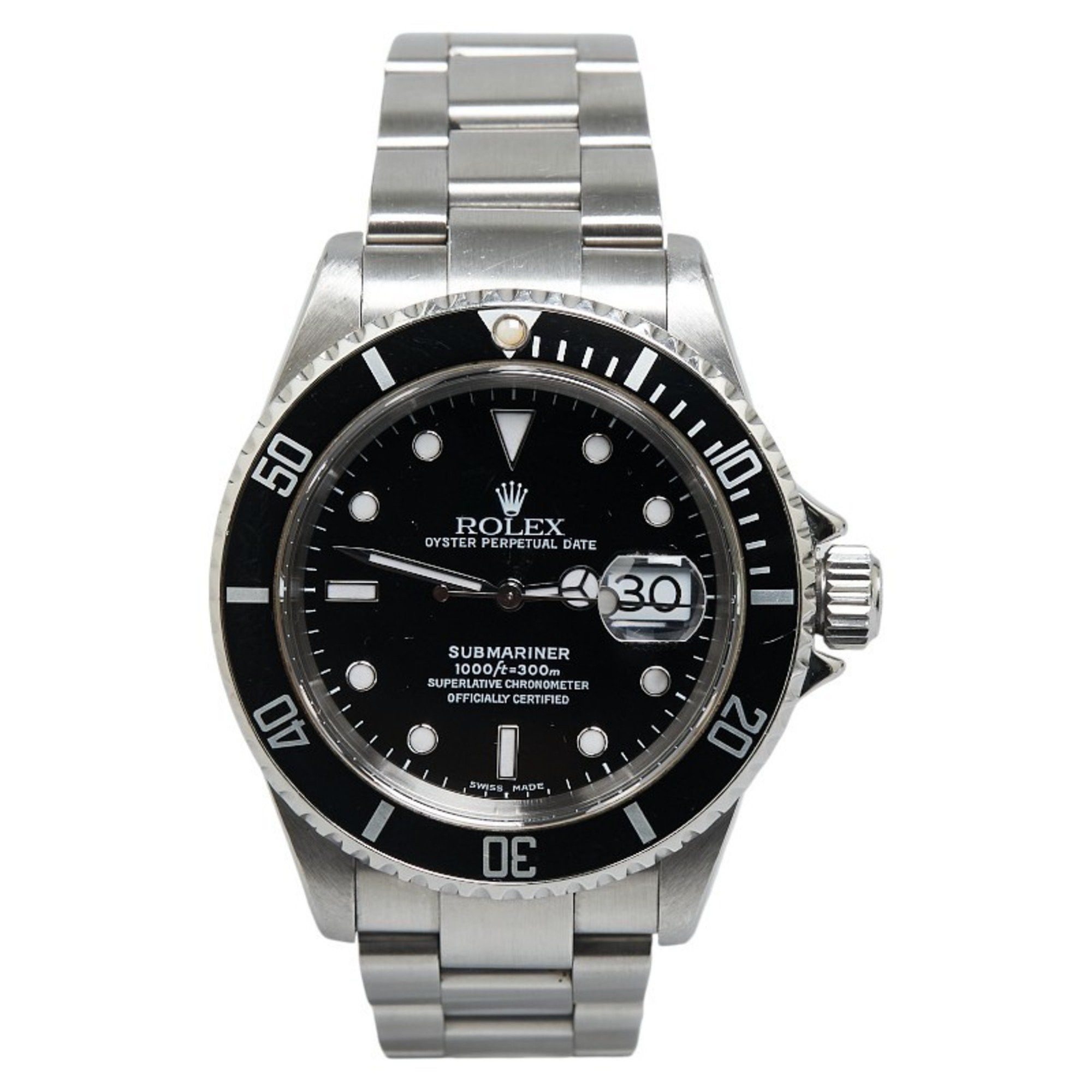 Rolex Rolex Submariner Date Watch 16610 Automatic Black Dial Stainless Steel Men's ROLEX Size ONE SIZE - 2 Thumbnail