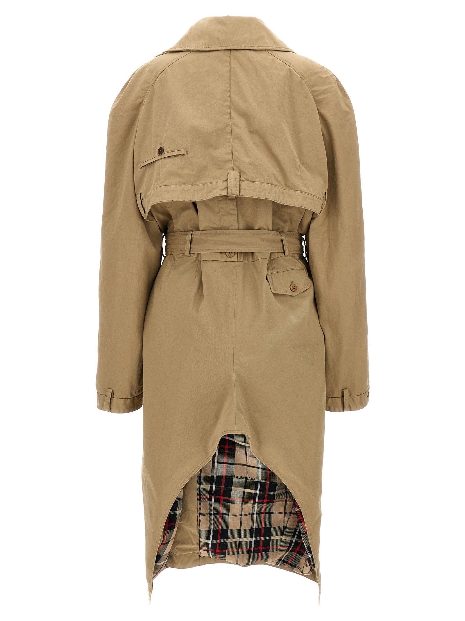 Balenciaga 'Deconstructed' Trench Coat Size XS / US 0-2 / IT 36-38 - 3 Thumbnail