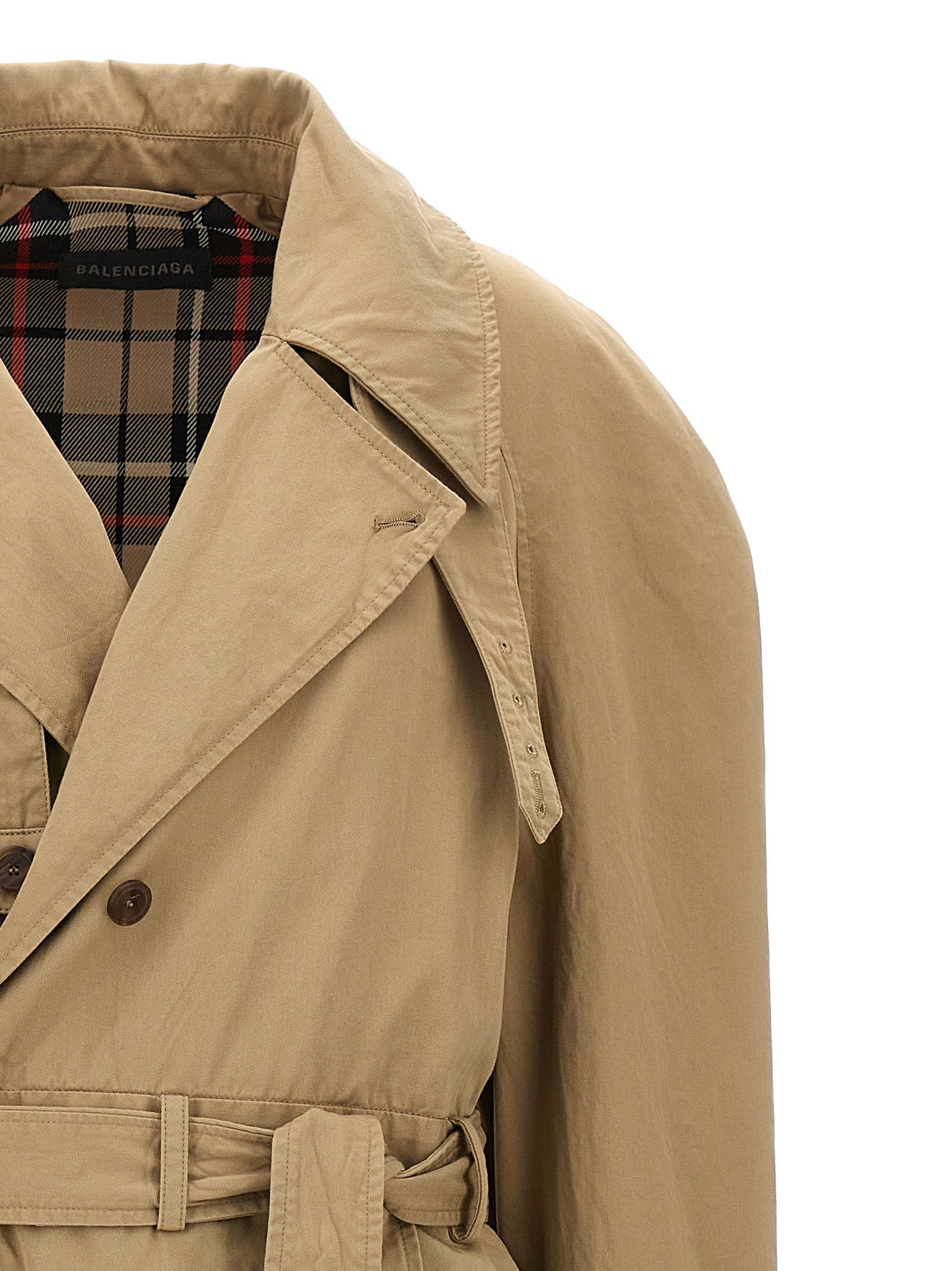 Balenciaga 'Deconstructed' Trench Coat Size XS / US 0-2 / IT 36-38 - 4 Thumbnail