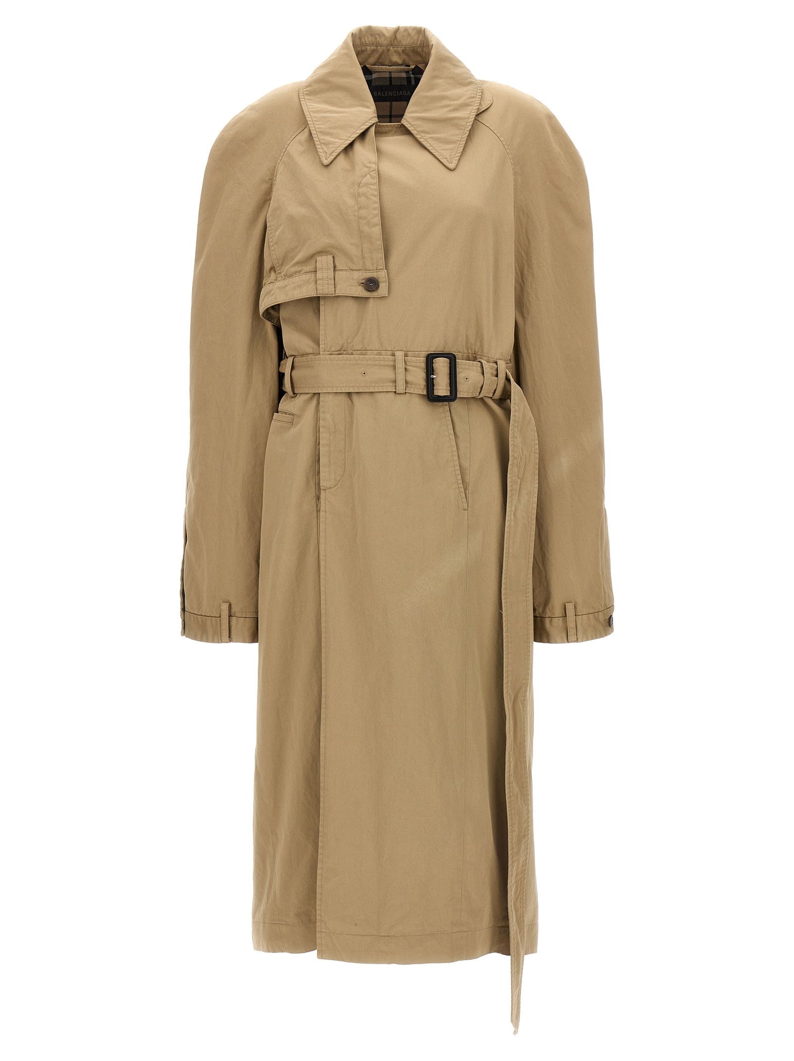 Balenciaga 'Deconstructed' Trench Coat Size XS / US 0-2 / IT 36-38 - 2 Thumbnail