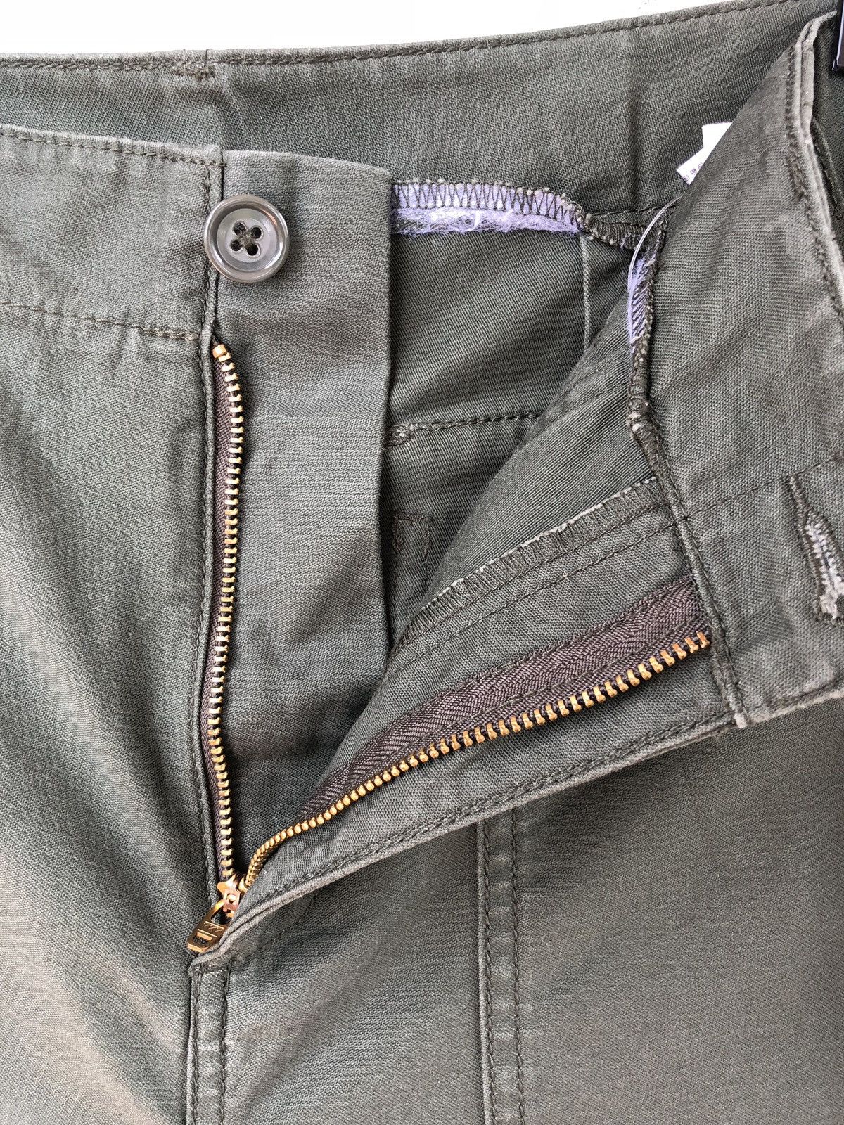 GU PATCH POCKET CASUAL MILITARY COLOUR TROUSERS