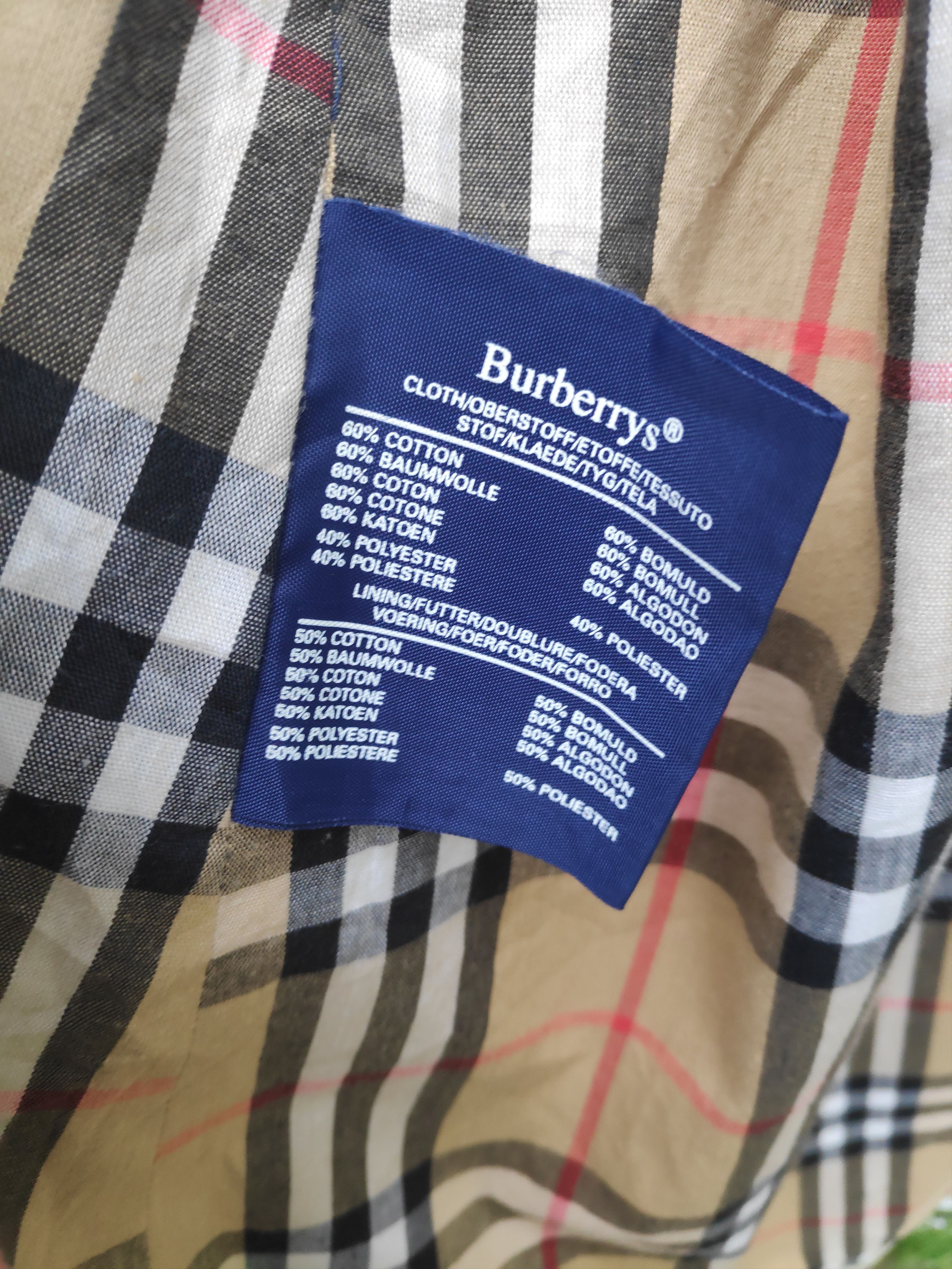 Burberry 90s Burberry London Trench Coat Nova Check Made in England Size US L / EU 52-54 / 3 - 7 Thumbnail