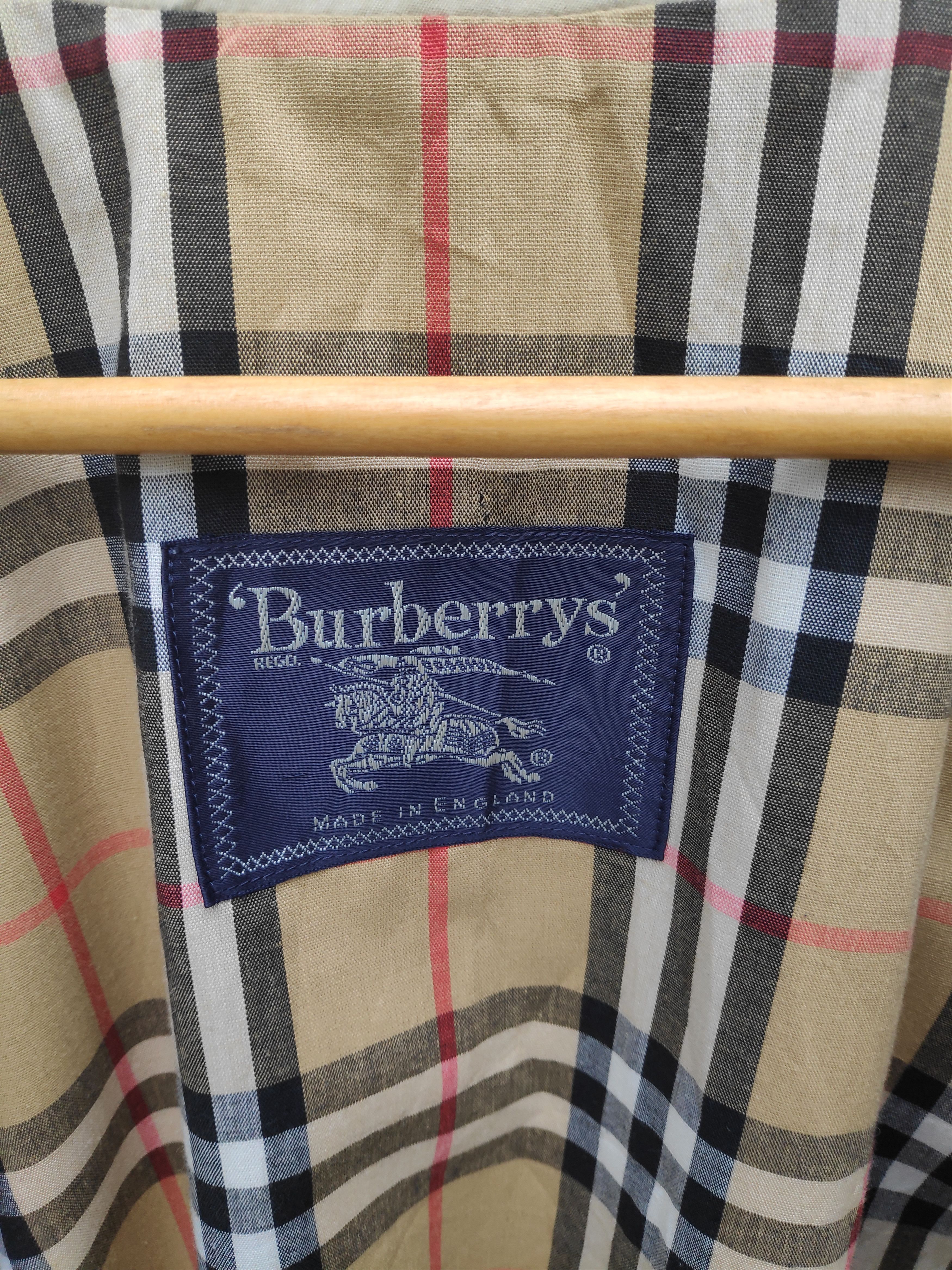 Burberry 90s Burberry London Trench Coat Nova Check Made in England Size US L / EU 52-54 / 3 - 6 Thumbnail