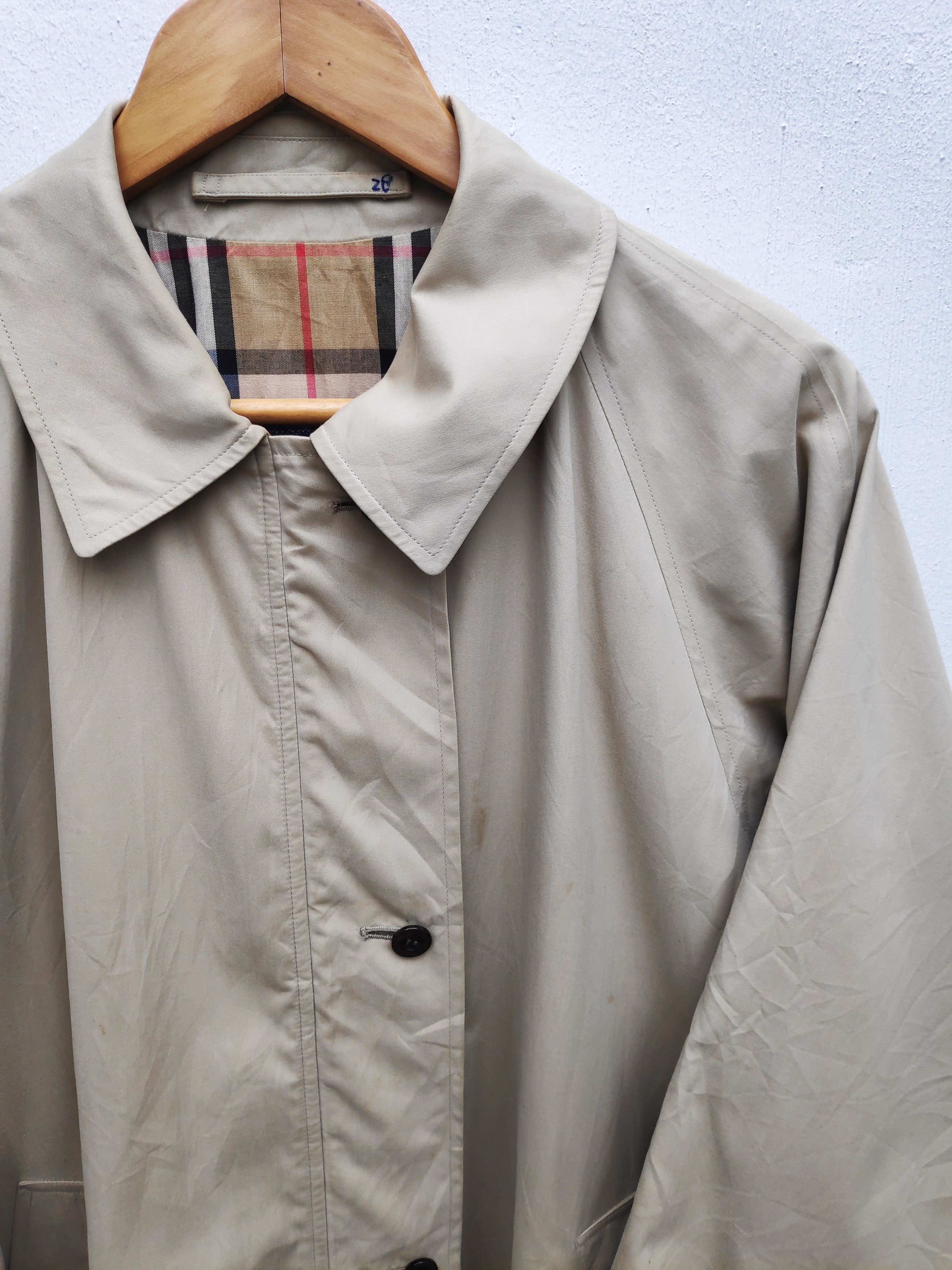 Burberry 90s Burberry London Trench Coat Nova Check Made in England Size US L / EU 52-54 / 3 - 4 Thumbnail