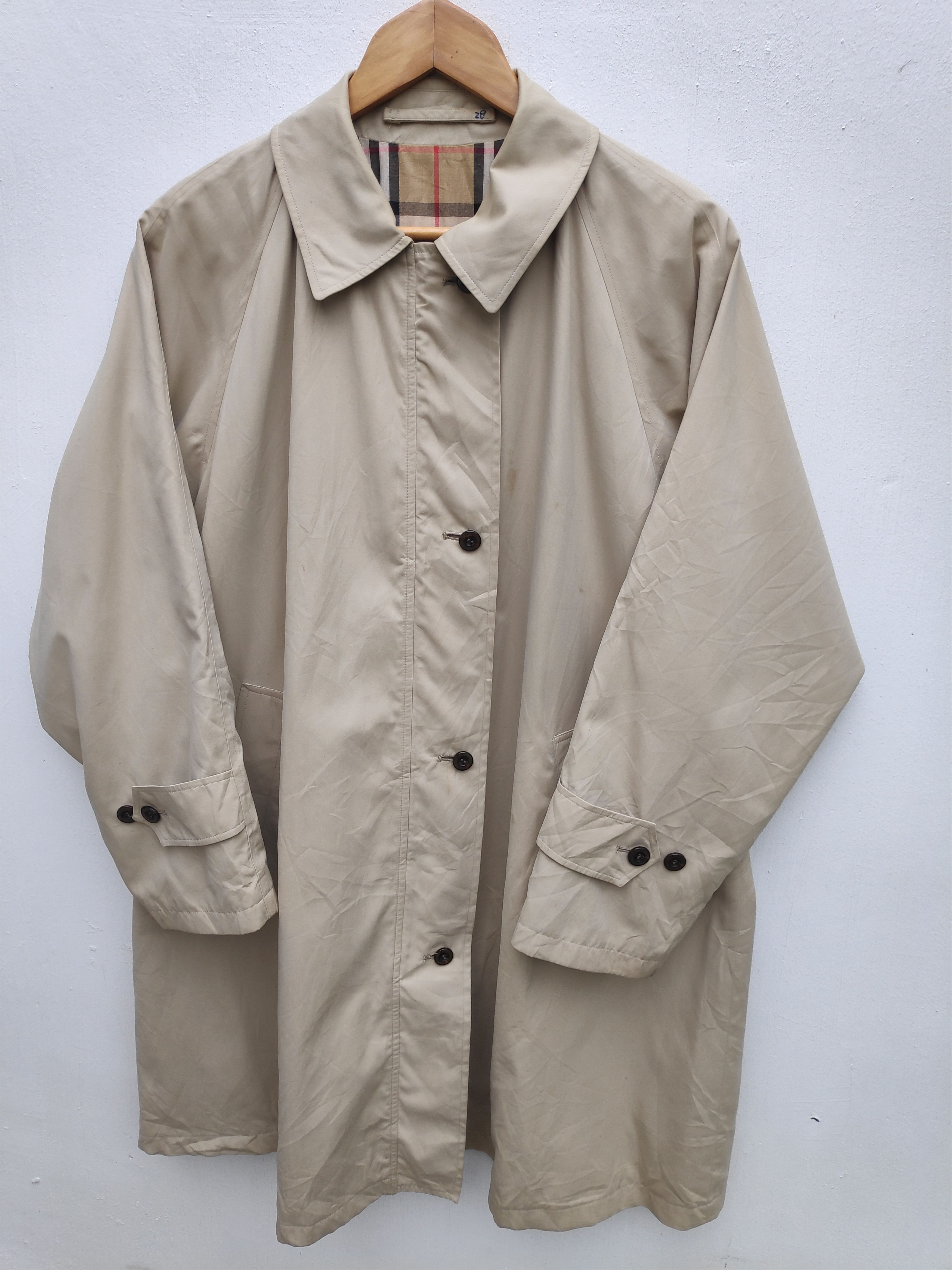 Burberry 90s Burberry London Trench Coat Nova Check Made in England Size US L / EU 52-54 / 3 - 3 Thumbnail