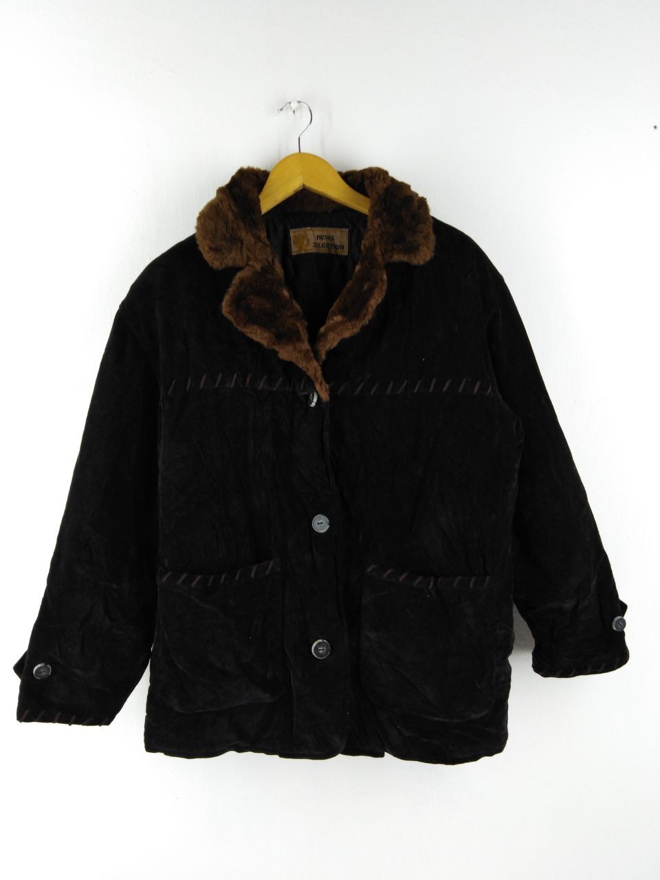 VINTAGE NEWS SELECTION WINTER JACKET FUR COLLAR