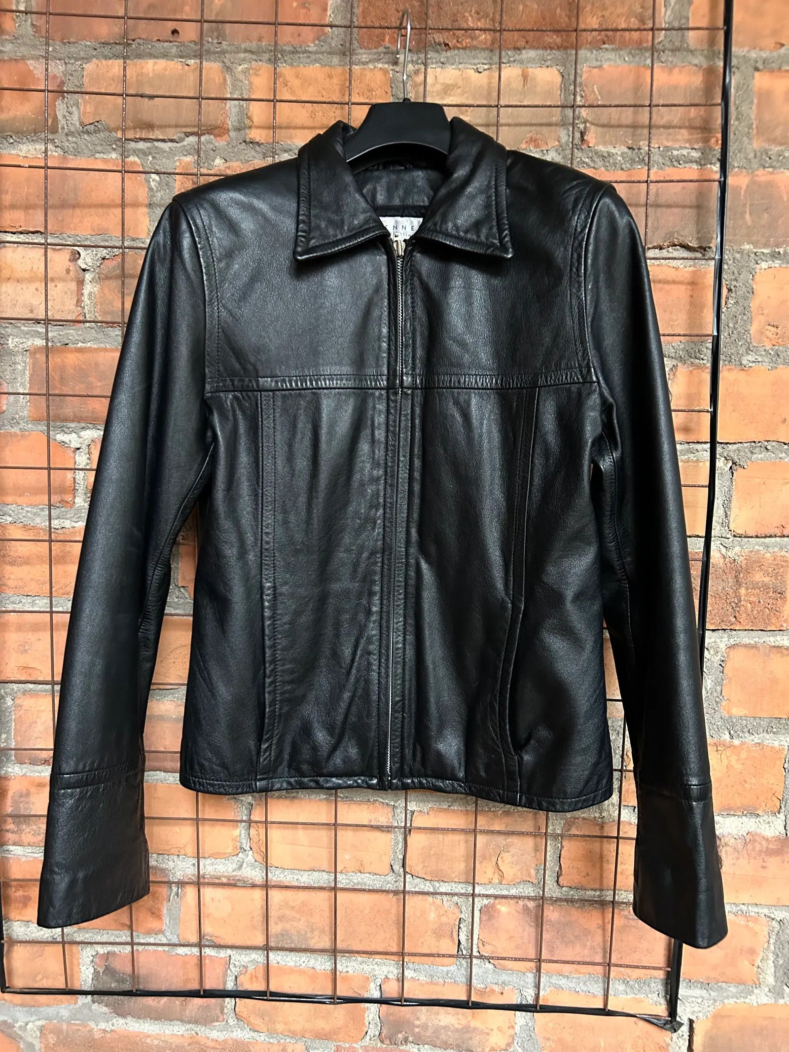 H&M Hennes Leather Jacket Size XS / US 0-2 / IT 36-38 - 5 Thumbnail