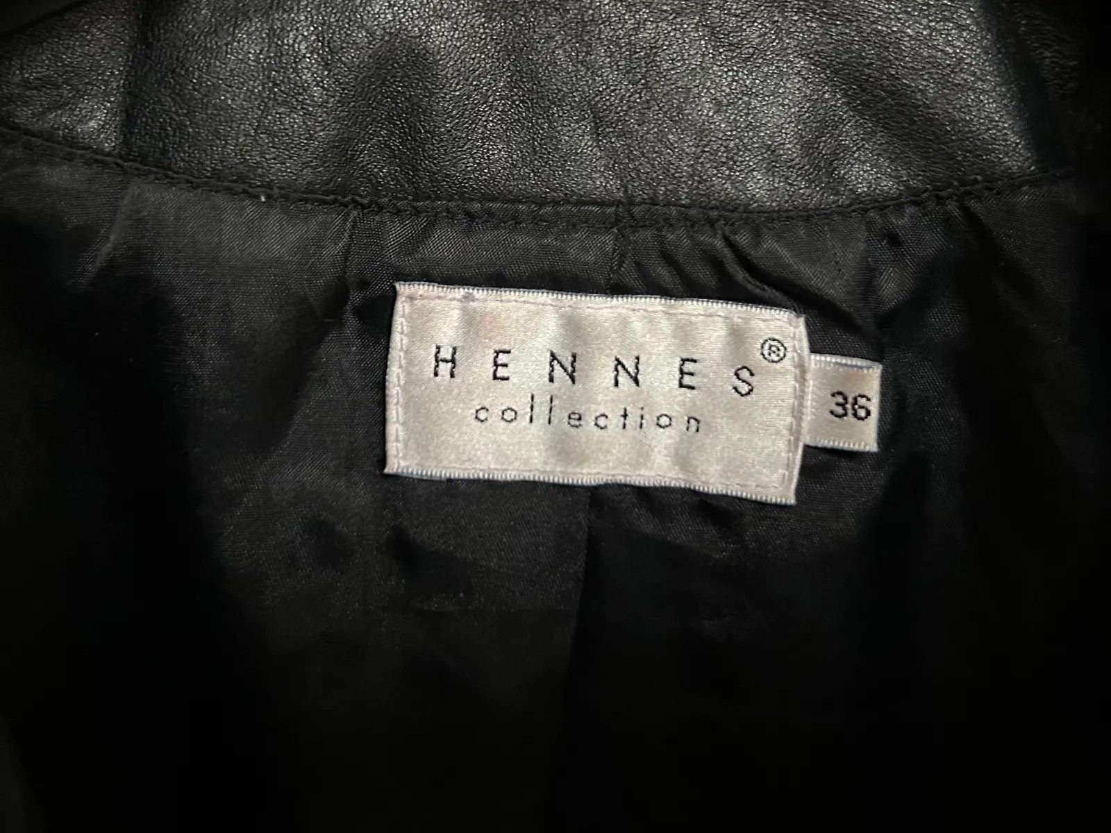 H&M Hennes Leather Jacket Size XS / US 0-2 / IT 36-38 - 2 Thumbnail