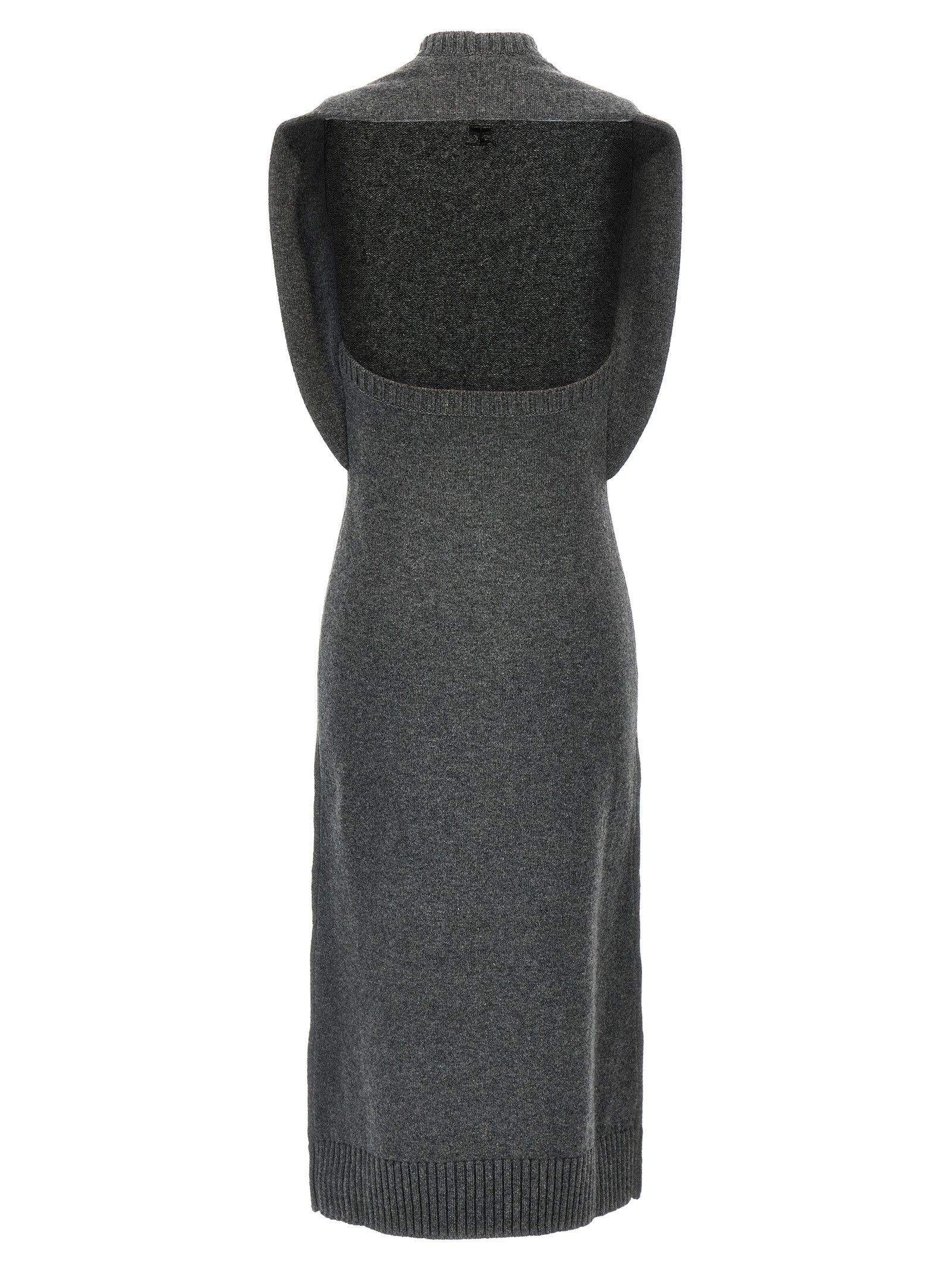 Courreges 'Over The Shoulder Drapè' Dress Size 32" / US 10 / IT 46 - 2 Thumbnail