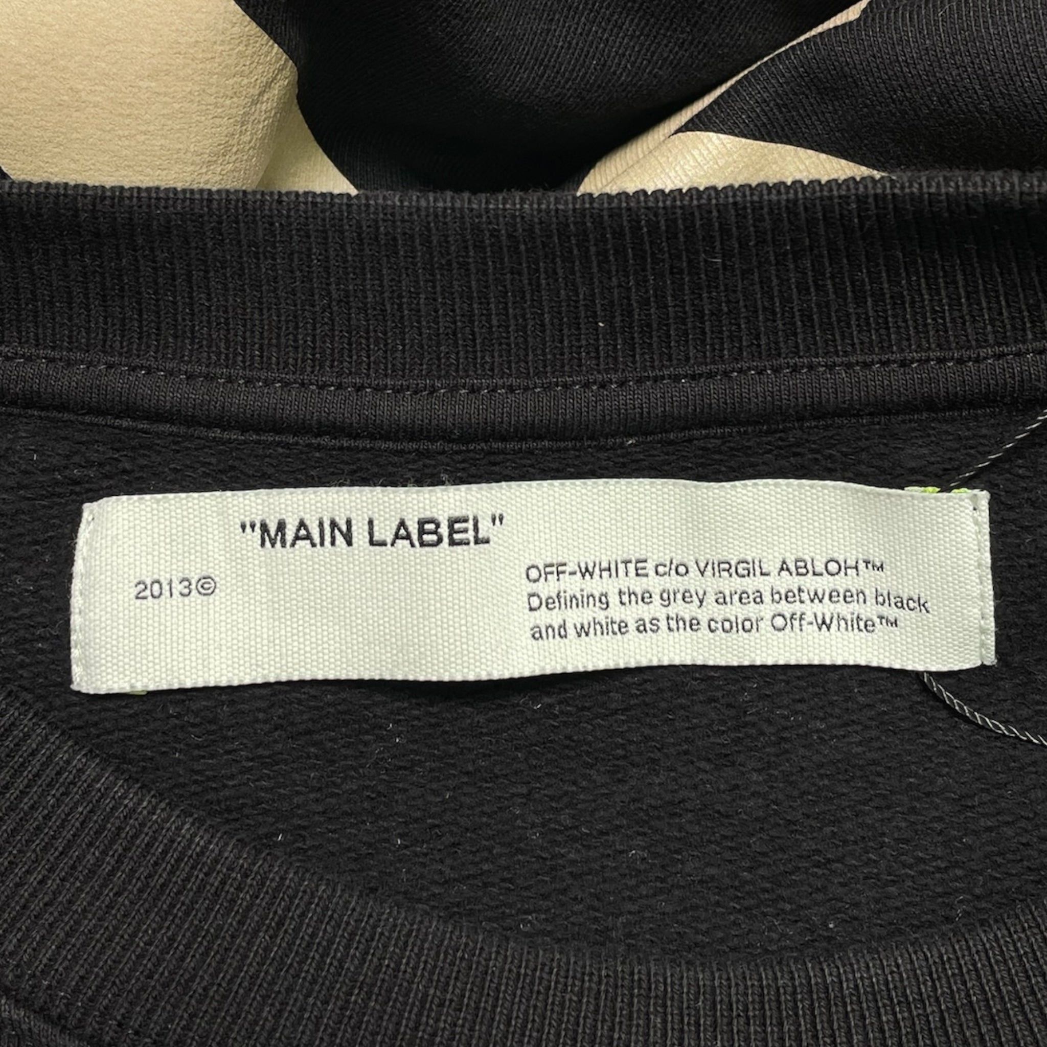 Off-White Tape Arrows Logo Crewneck Sweatshirt Black Size US XXL / EU 58 / 5 - 4 Thumbnail