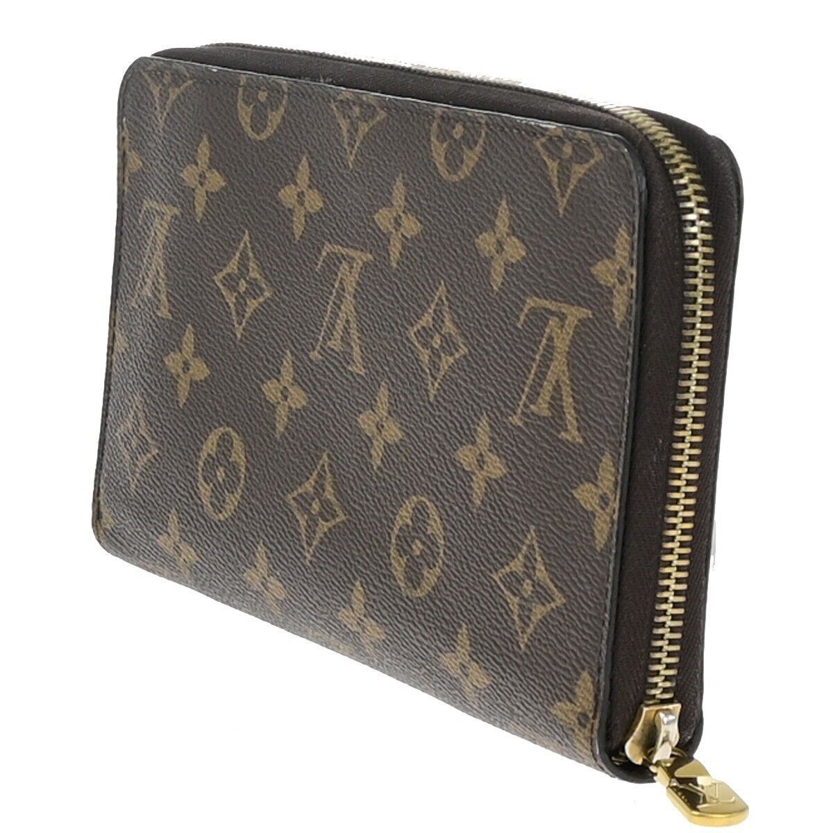 Louis Vuitton Zippy Organizer Brown Canvas Wallet (Pre-Owned) Size ONE SIZE - 4 Thumbnail