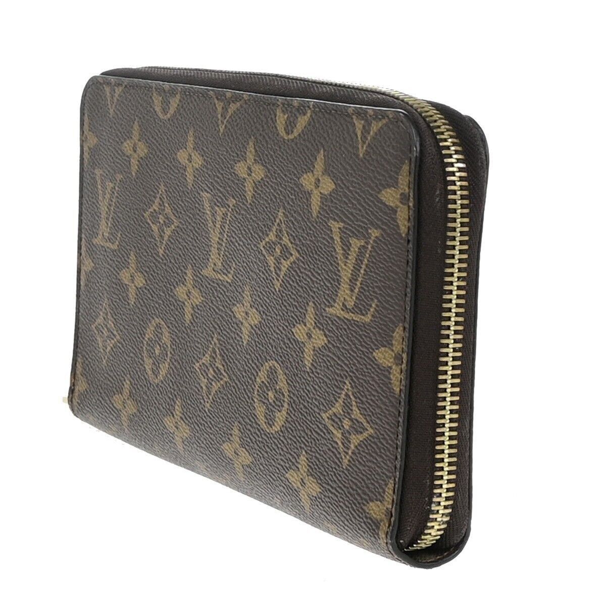 Louis Vuitton Zippy Organizer Brown Canvas Wallet (Pre-Owned) Size ONE SIZE - 3 Thumbnail