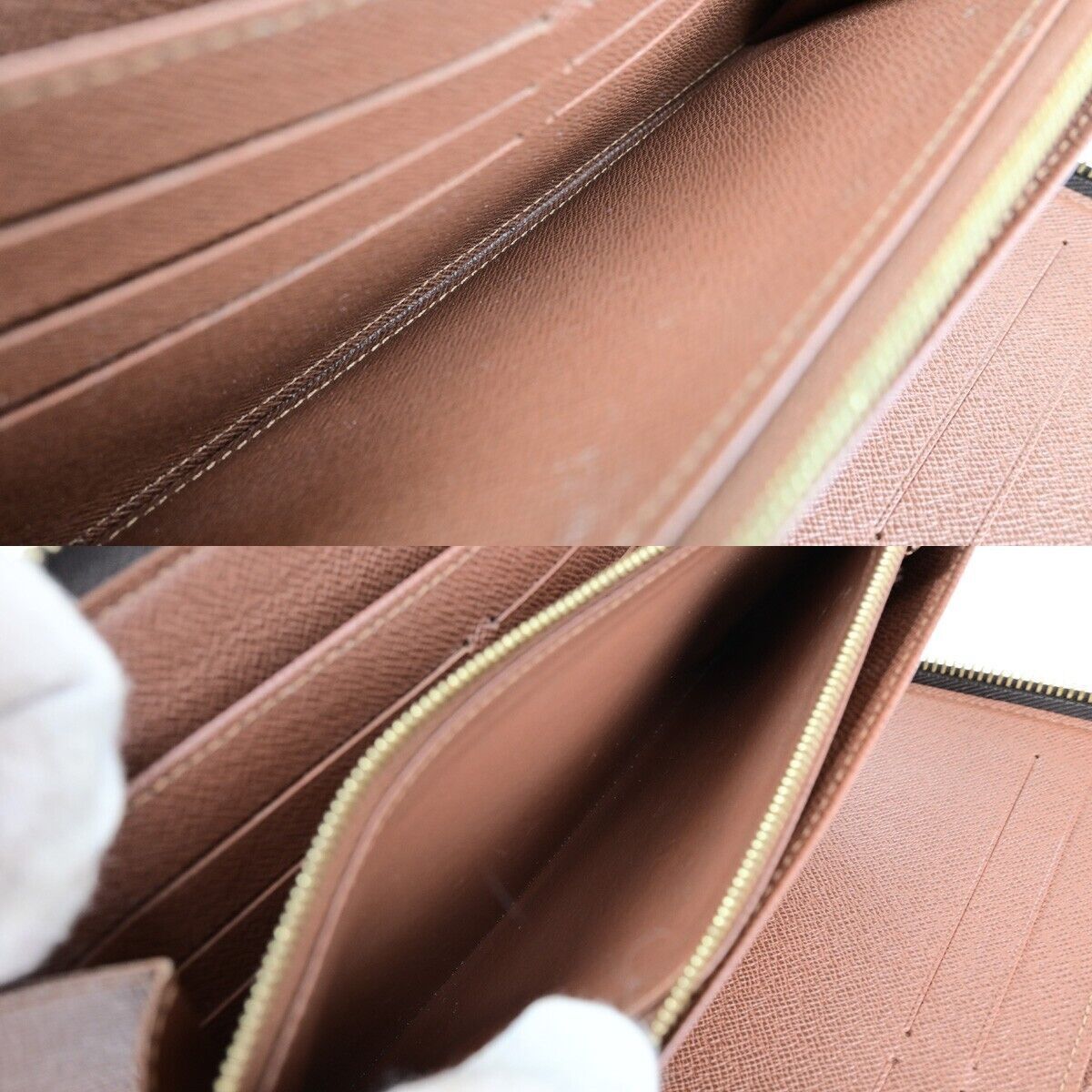 Louis Vuitton Zippy Organizer Brown Canvas Wallet (Pre-Owned) Size ONE SIZE - 8 Thumbnail