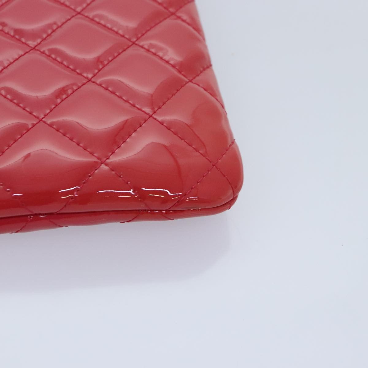 Chanel Timeless/Classique Pink Patent Leather Clutch Bag Size ONE SIZE - 6 Thumbnail