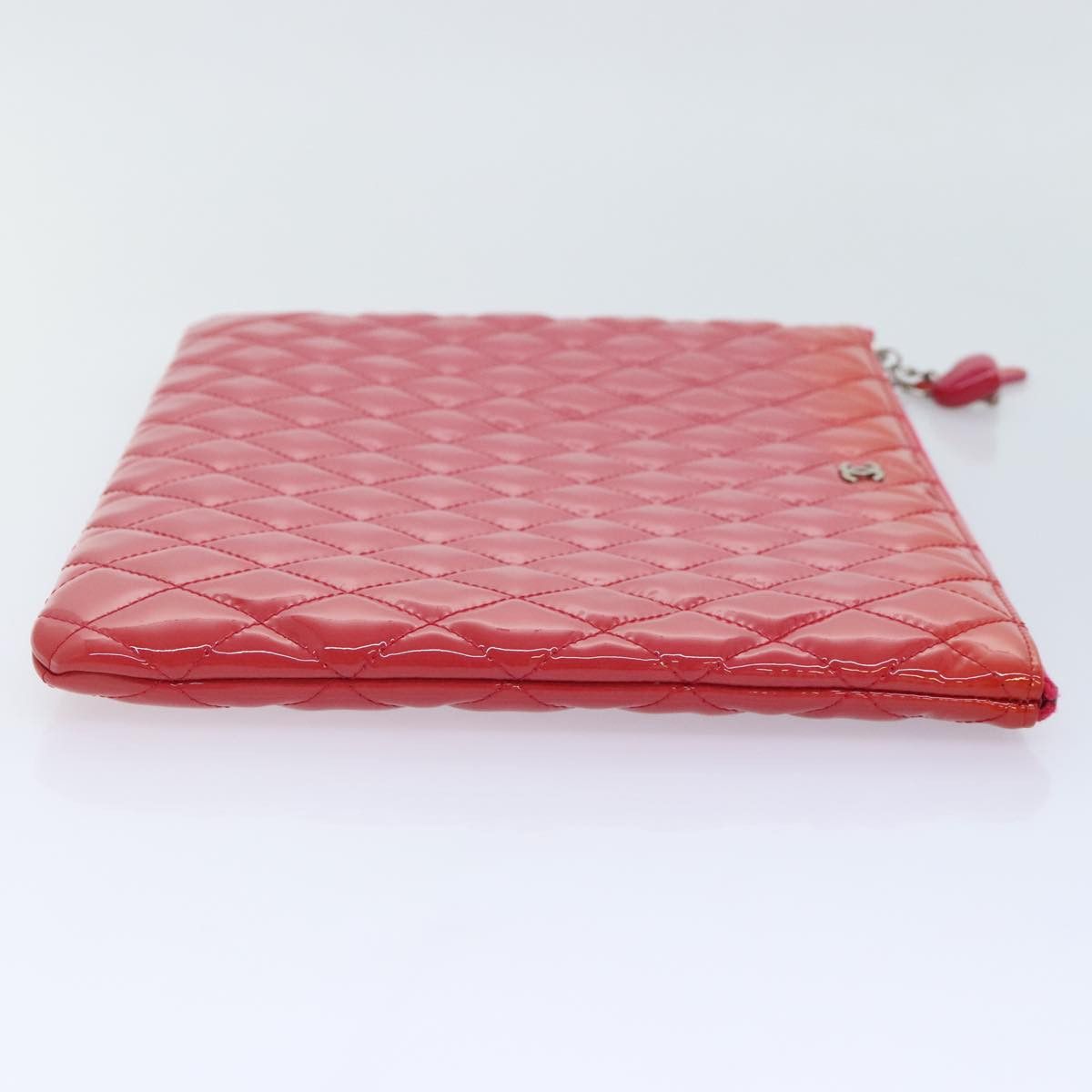 Chanel Timeless/Classique Pink Patent Leather Clutch Bag Size ONE SIZE - 4 Thumbnail