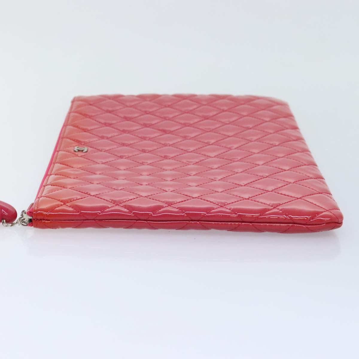 Chanel Timeless/Classique Pink Patent Leather Clutch Bag Size ONE SIZE - 3 Thumbnail