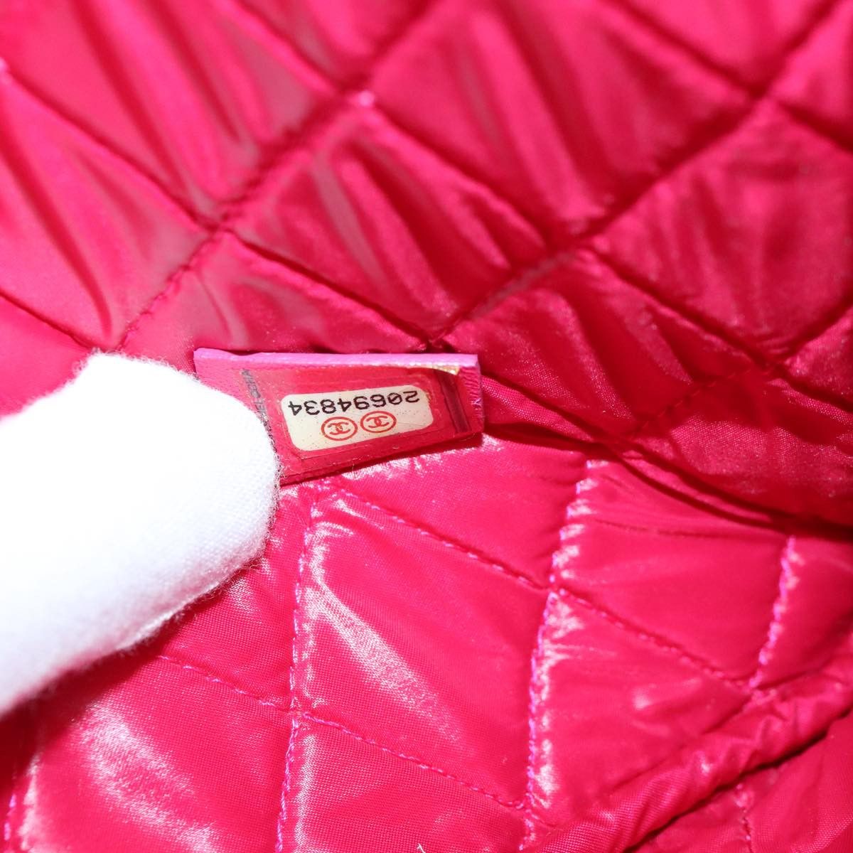 Chanel Timeless/Classique Pink Patent Leather Clutch Bag Size ONE SIZE - 12 Thumbnail