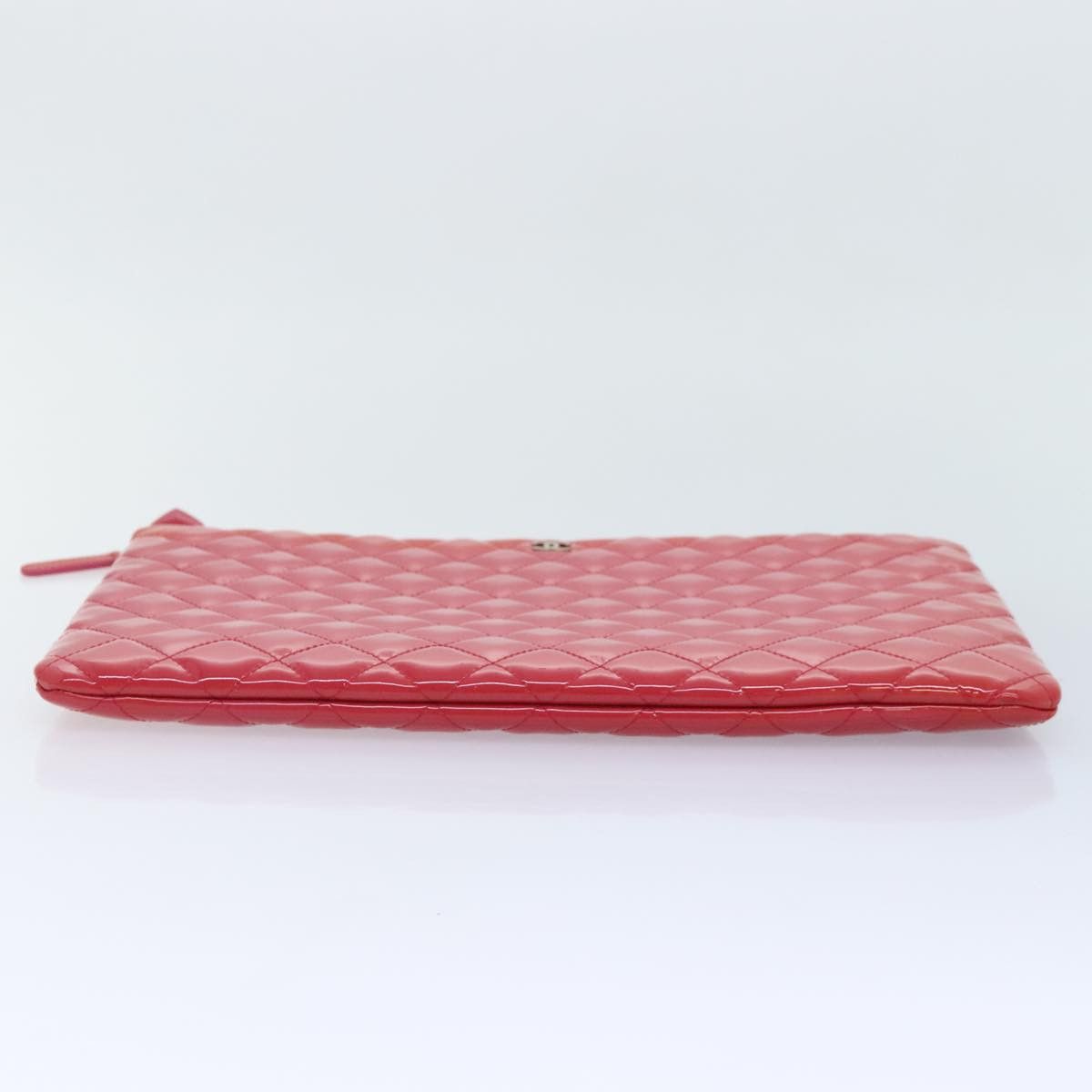 Chanel Timeless/Classique Pink Patent Leather Clutch Bag Size ONE SIZE - 18 Thumbnail