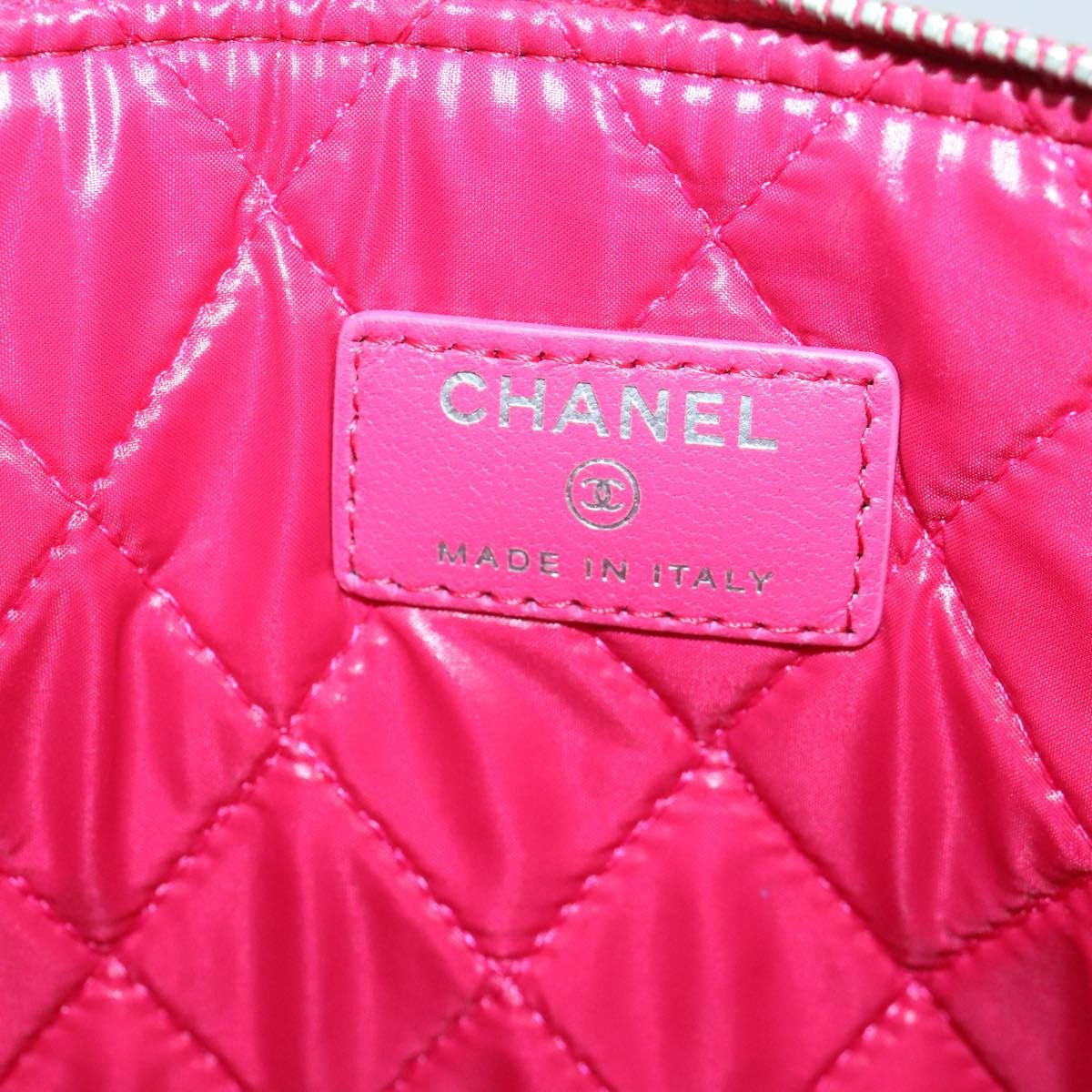 Chanel Timeless/Classique Pink Patent Leather Clutch Bag Size ONE SIZE - 13 Thumbnail