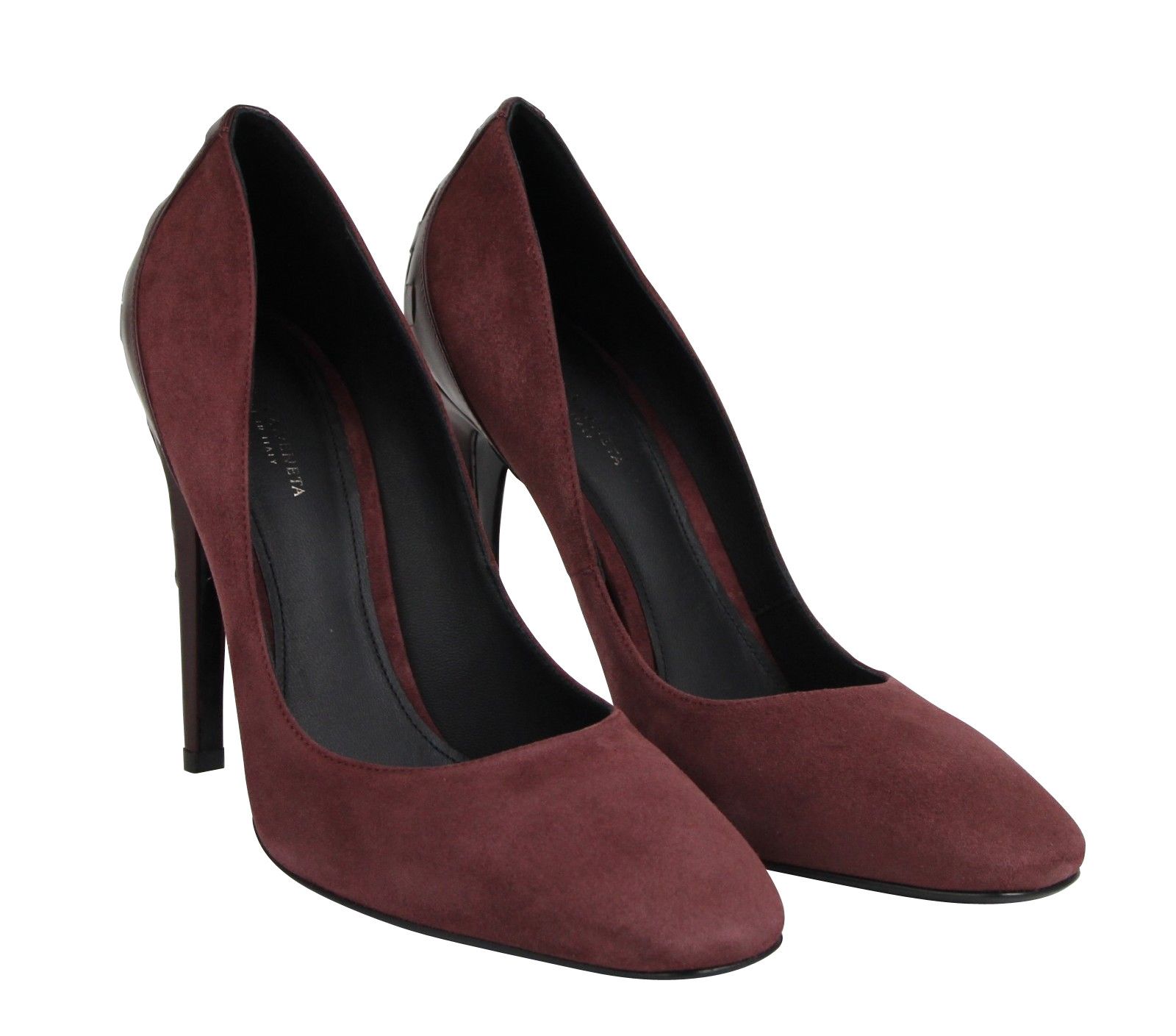 Women's Dark Rose Suede Leather Kid Luxe Heels (40 EU / 10