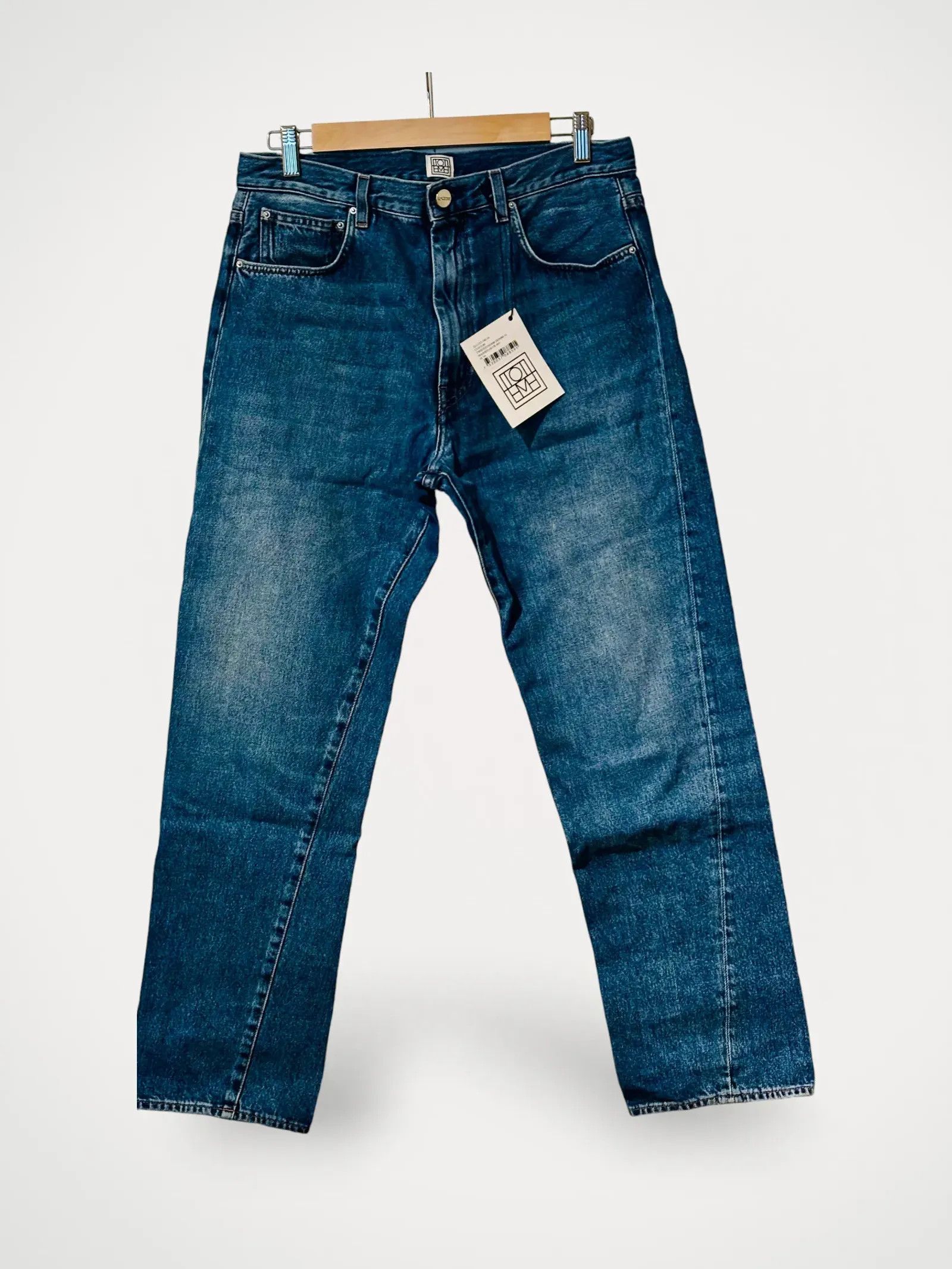 Toteme Toteme Twisted Seam Denim, washed blue 405 Jeans Size 31" - 2 Thumbnail