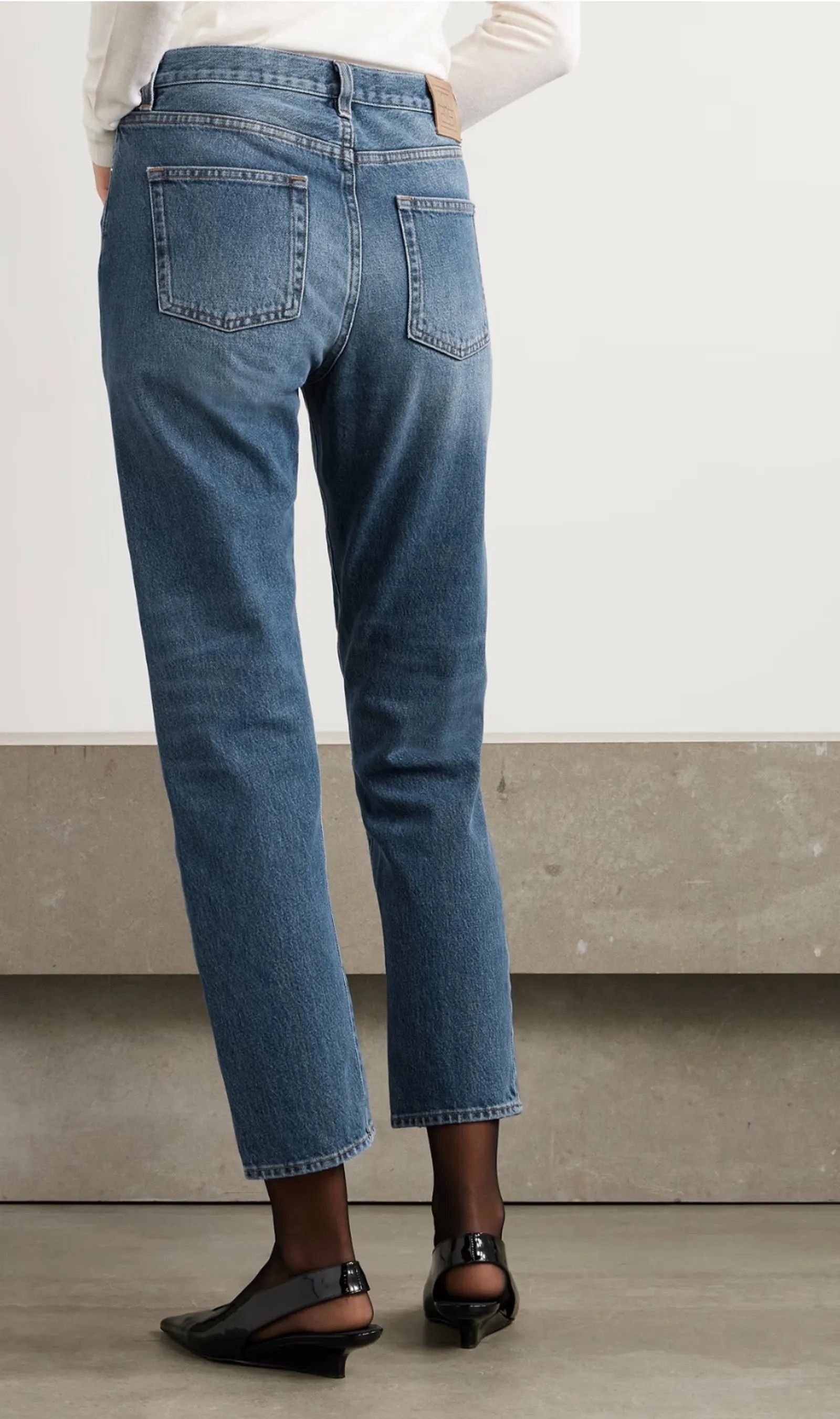 Toteme Toteme Twisted Seam Denim, washed blue 405 Jeans Size 31" - 5 Thumbnail