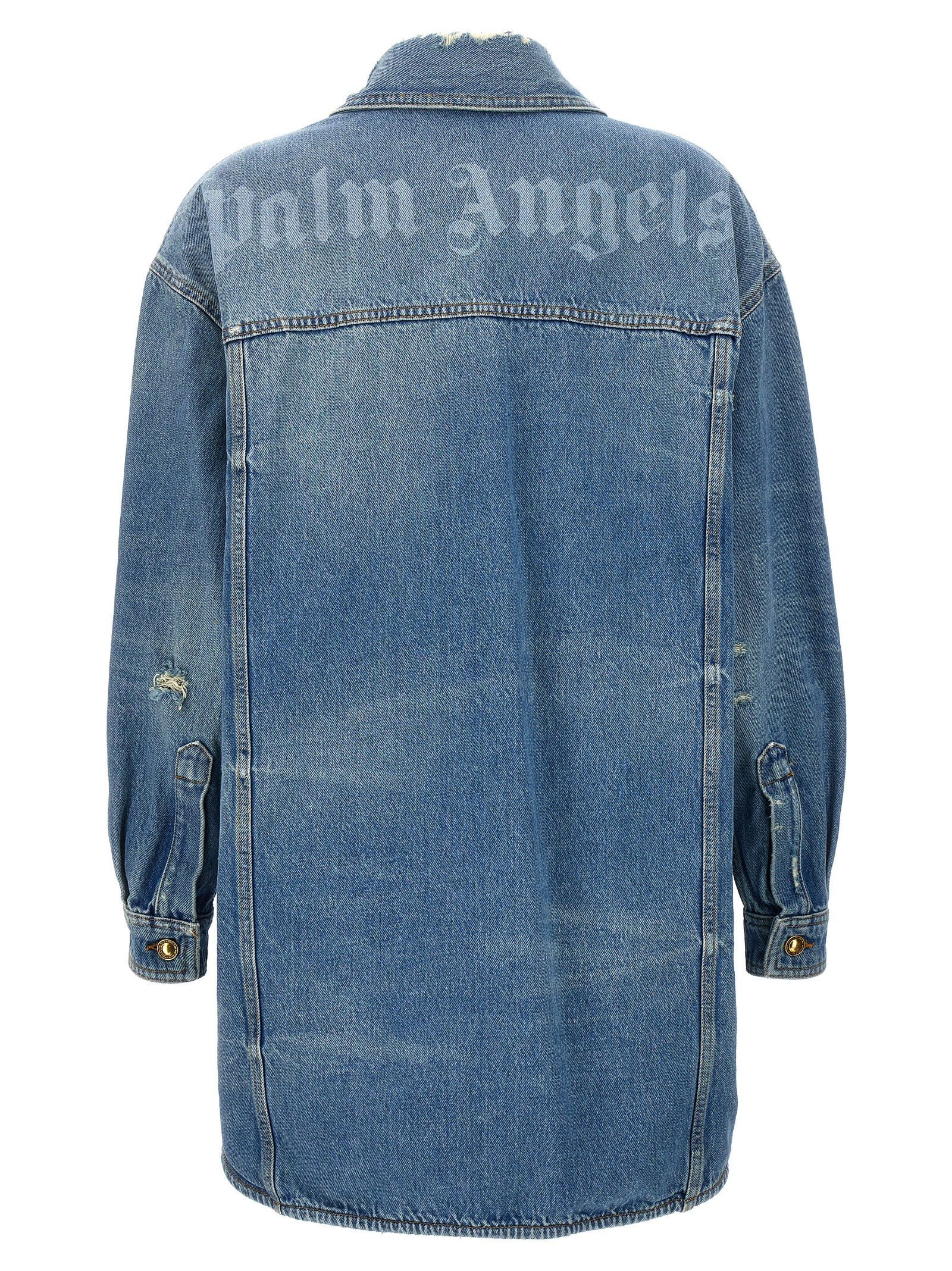 Palm Angels 'Washed Logo' Jacket Size XS / US 0-2 / IT 36-38 - 2 Thumbnail