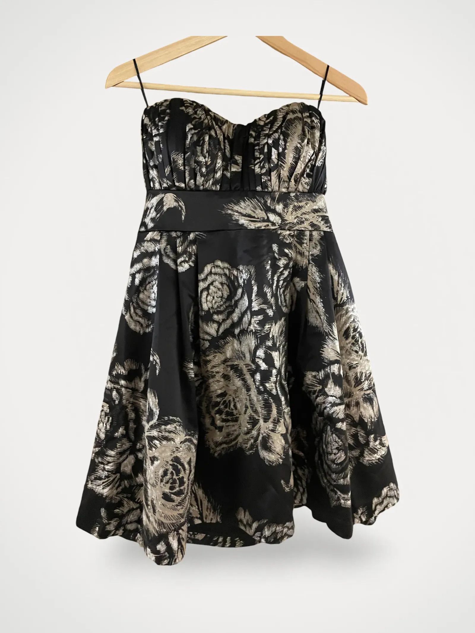 Guess Guess GUESS Back Mae Strapless Satin A-Line Dress Dress Size M / US 6-8 / IT 42-44 - 2 Thumbnail