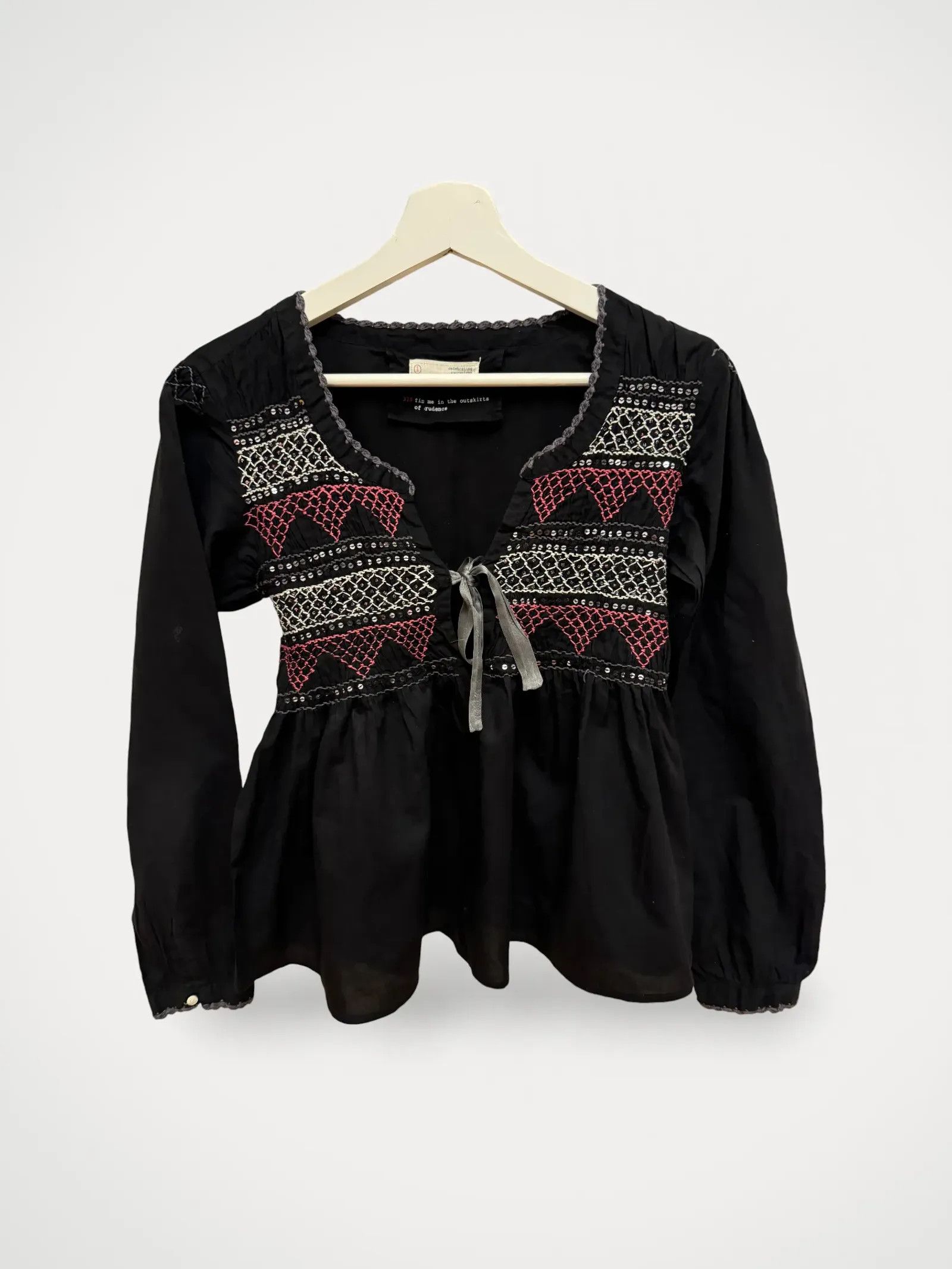 Odd Molly Odd Molly Odd Molly Anthropologie Embroidered Blouse Size S / US 4 / IT 40 - 2 Thumbnail