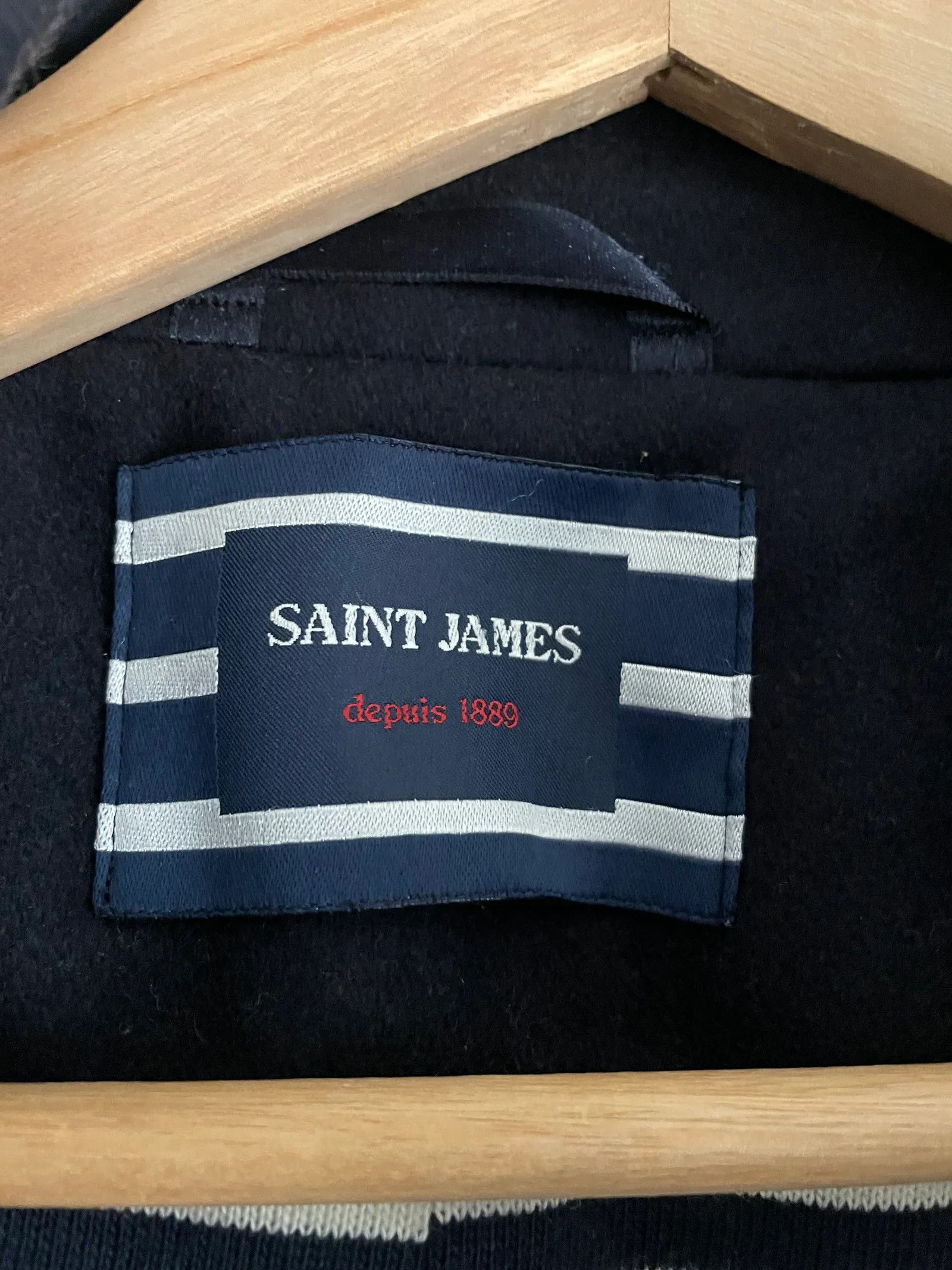 Saint James Saint James Coat Size L / US 10 / IT 46 - 2 Thumbnail