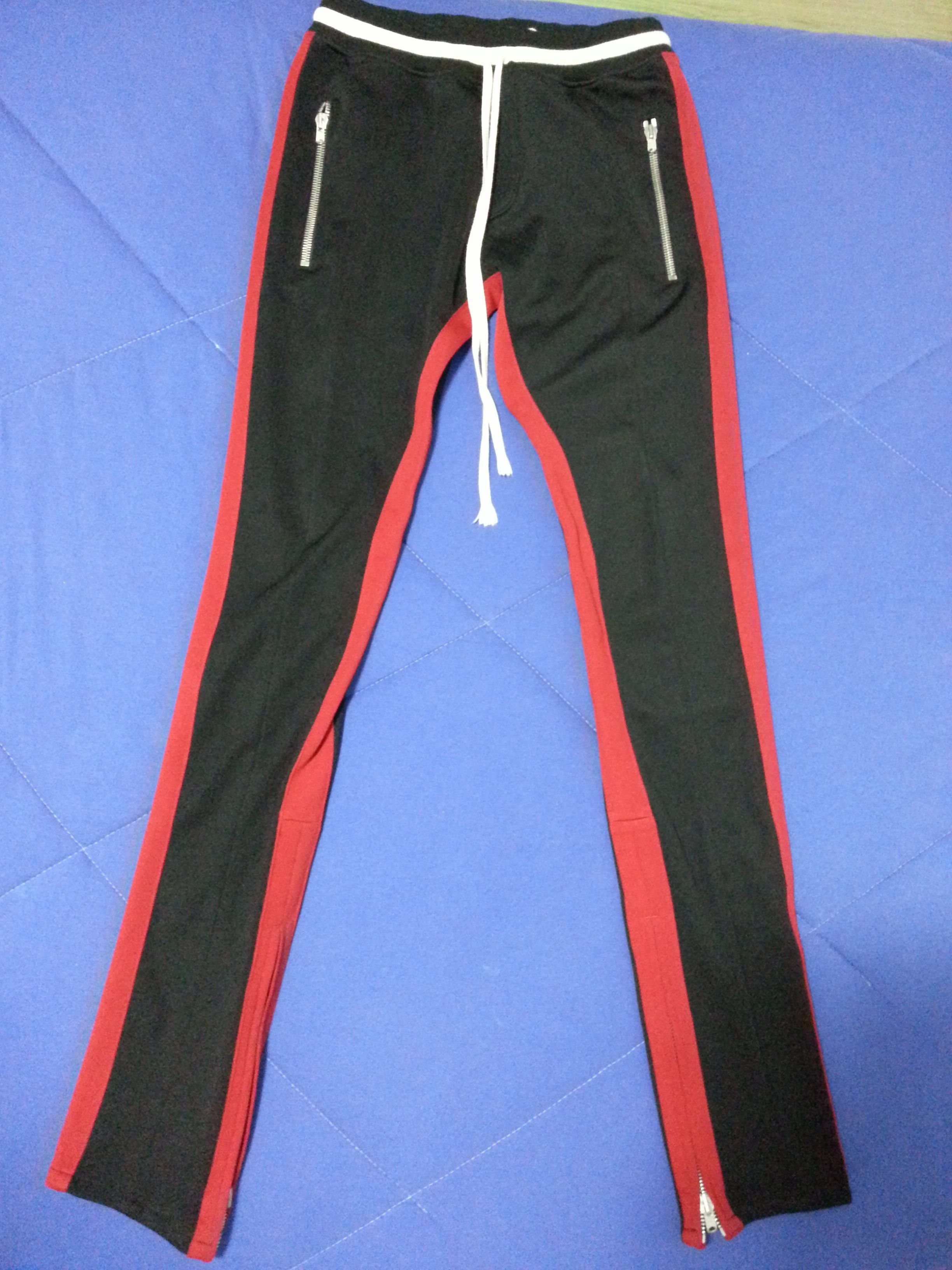 Fear of god double striped track pants best sale