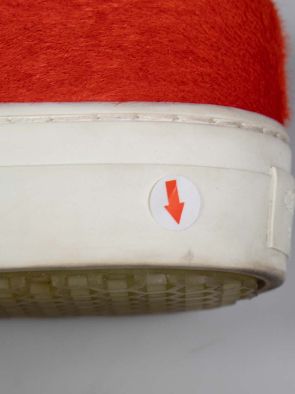 Celine Orange Pony Hair Slip On Trainers Size US 9 / IT 39 - 5 Thumbnail