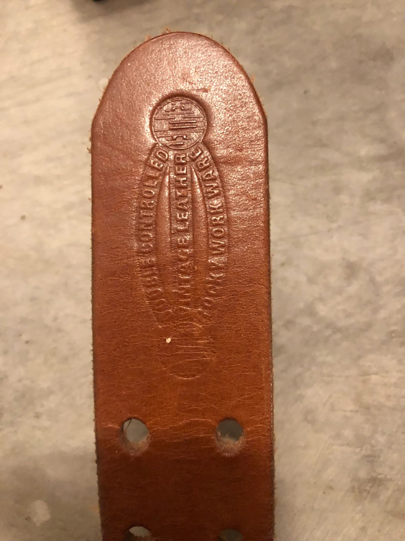 Vintage Vintage leather Belt Size ONE SIZE - 2 Thumbnail